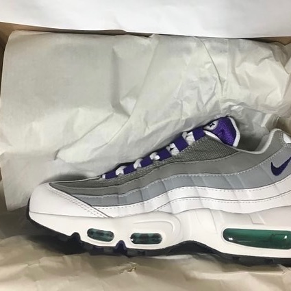 (W) Nike Air Max 95 Grape 2018 착용 스타일 - 1