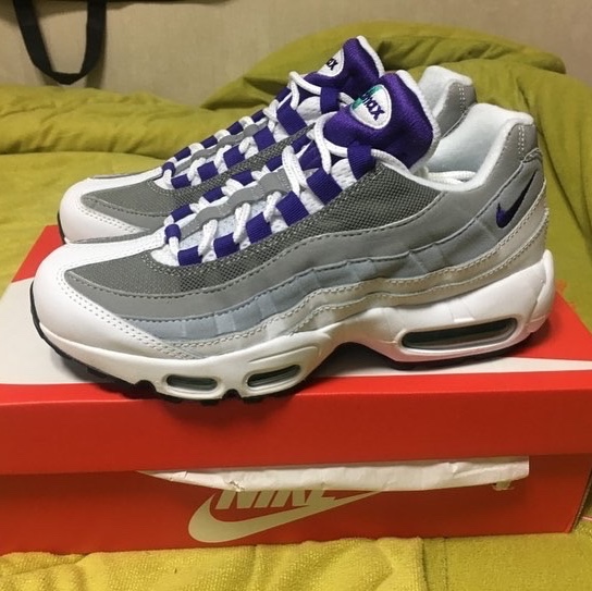 (W) Nike Air Max 95 Grape 2018 착용 스타일 - 2