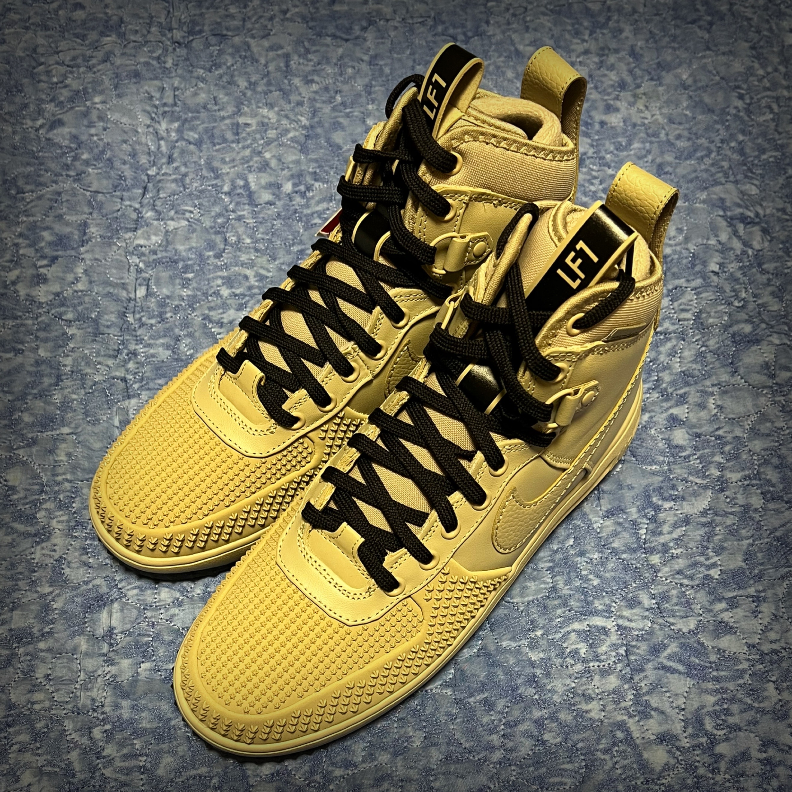 Nike Lunar Force 1 Duckboot Lime Stone 착용 스타일 - 2