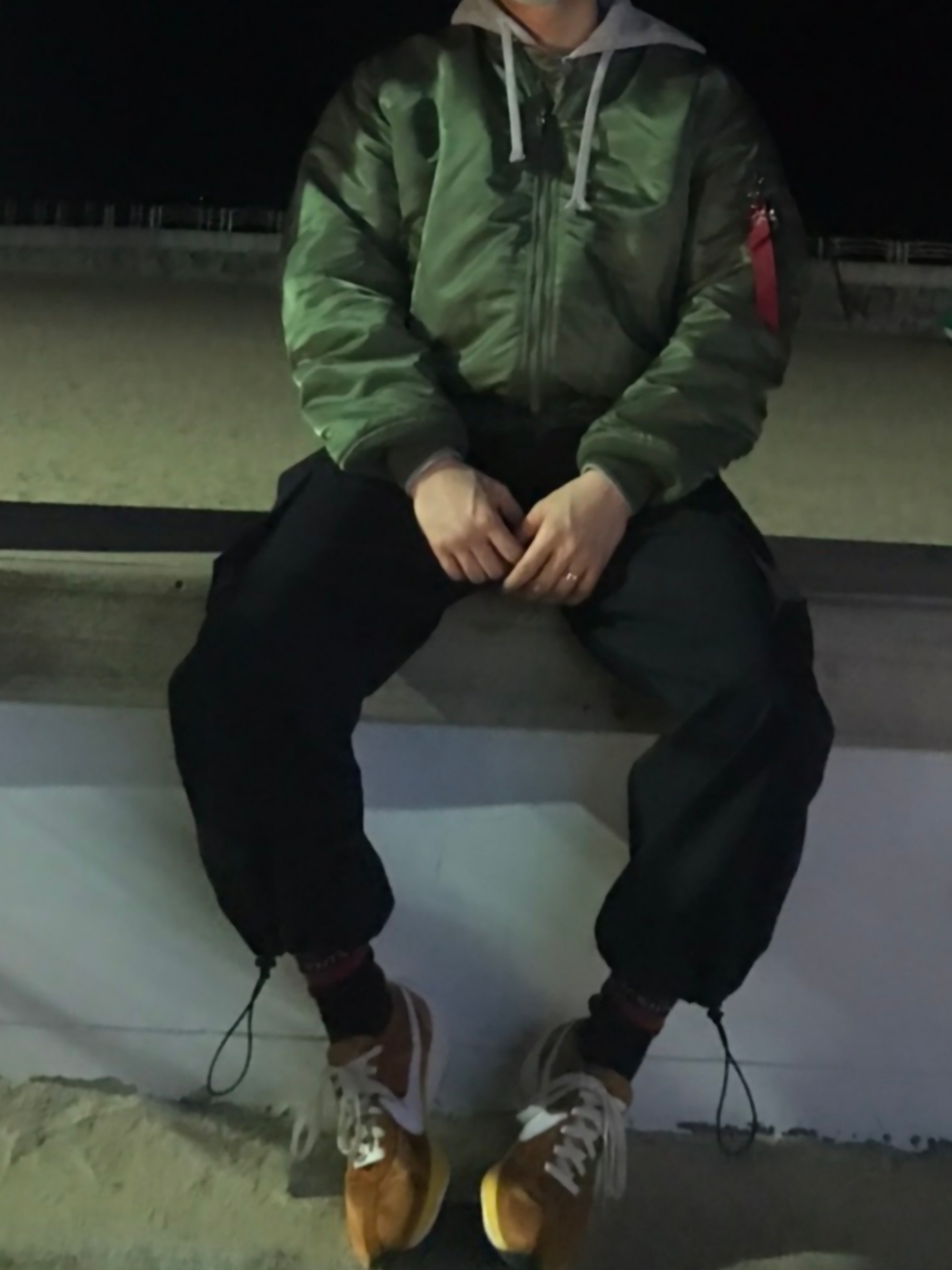 Nike Moon Racer Monarch 착용 스타일