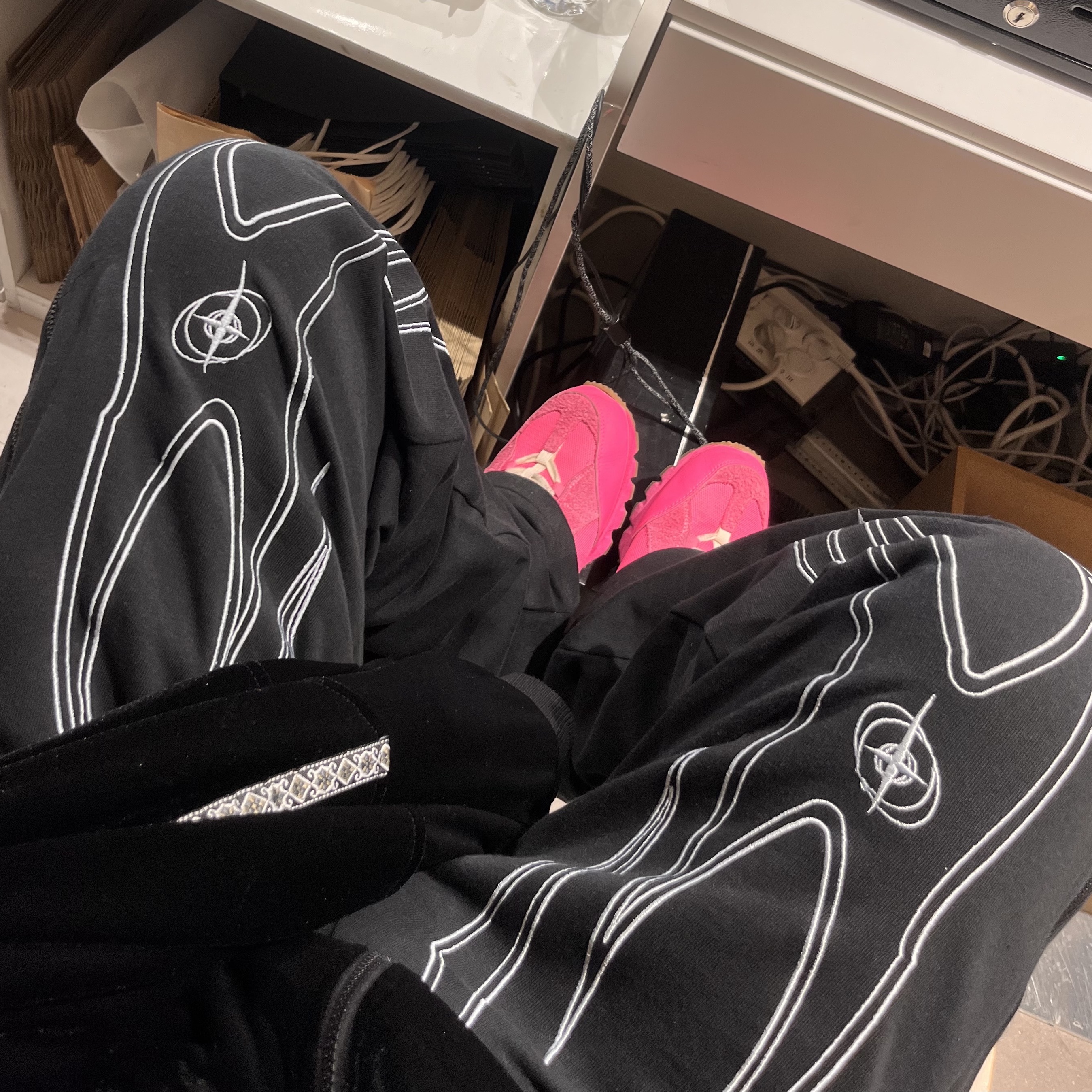 Nike x Jacquemus Air Humara LX Pink Flash 착용 스타일