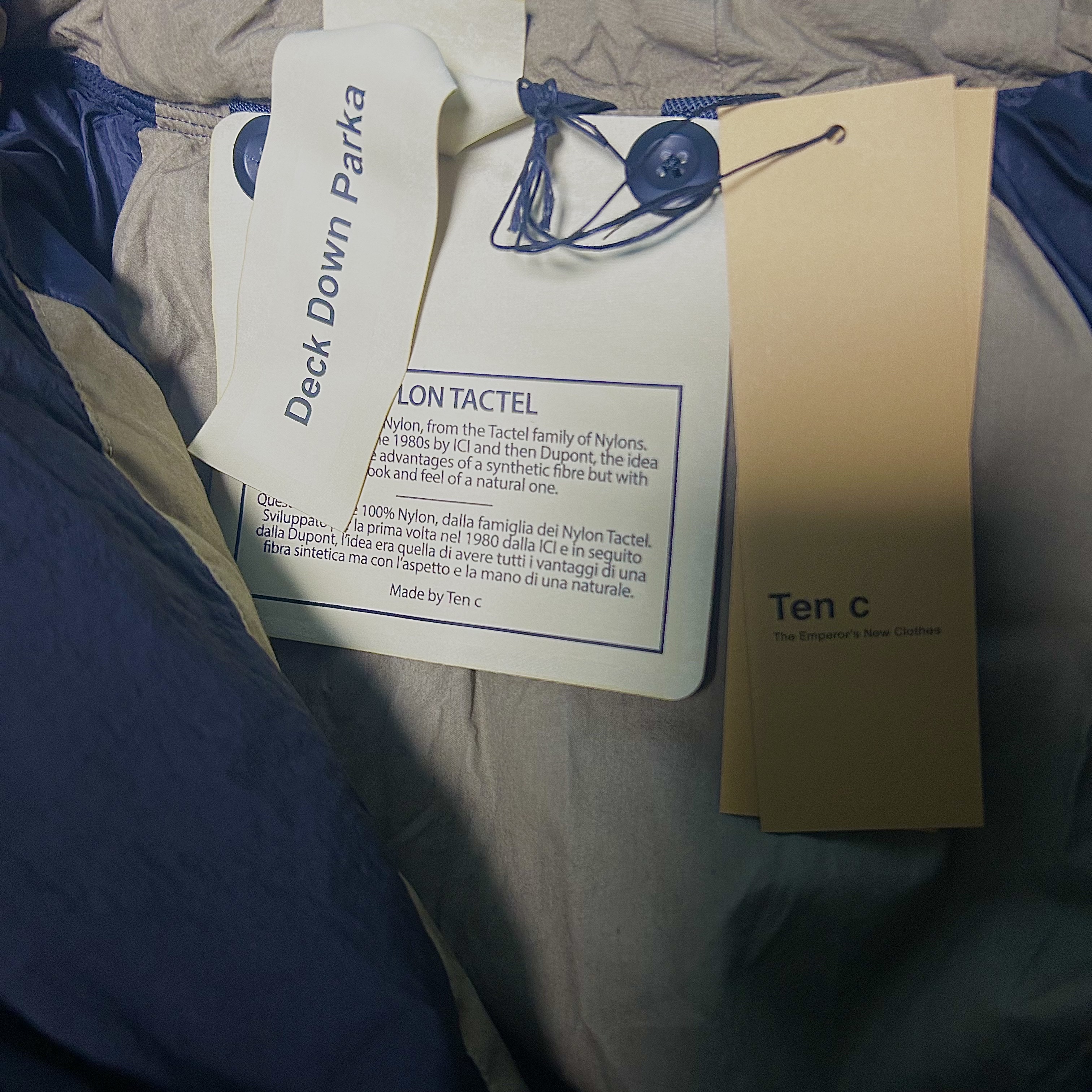 Ten C Artic Down Parka Black 착용 스타일
