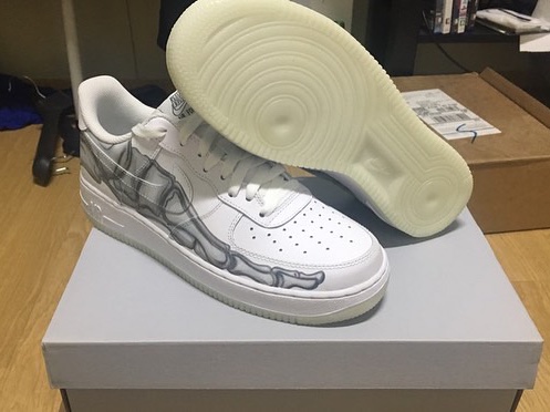 Nike Air Force 1 Low '07 White Skeleton 착용 스타일 - 5