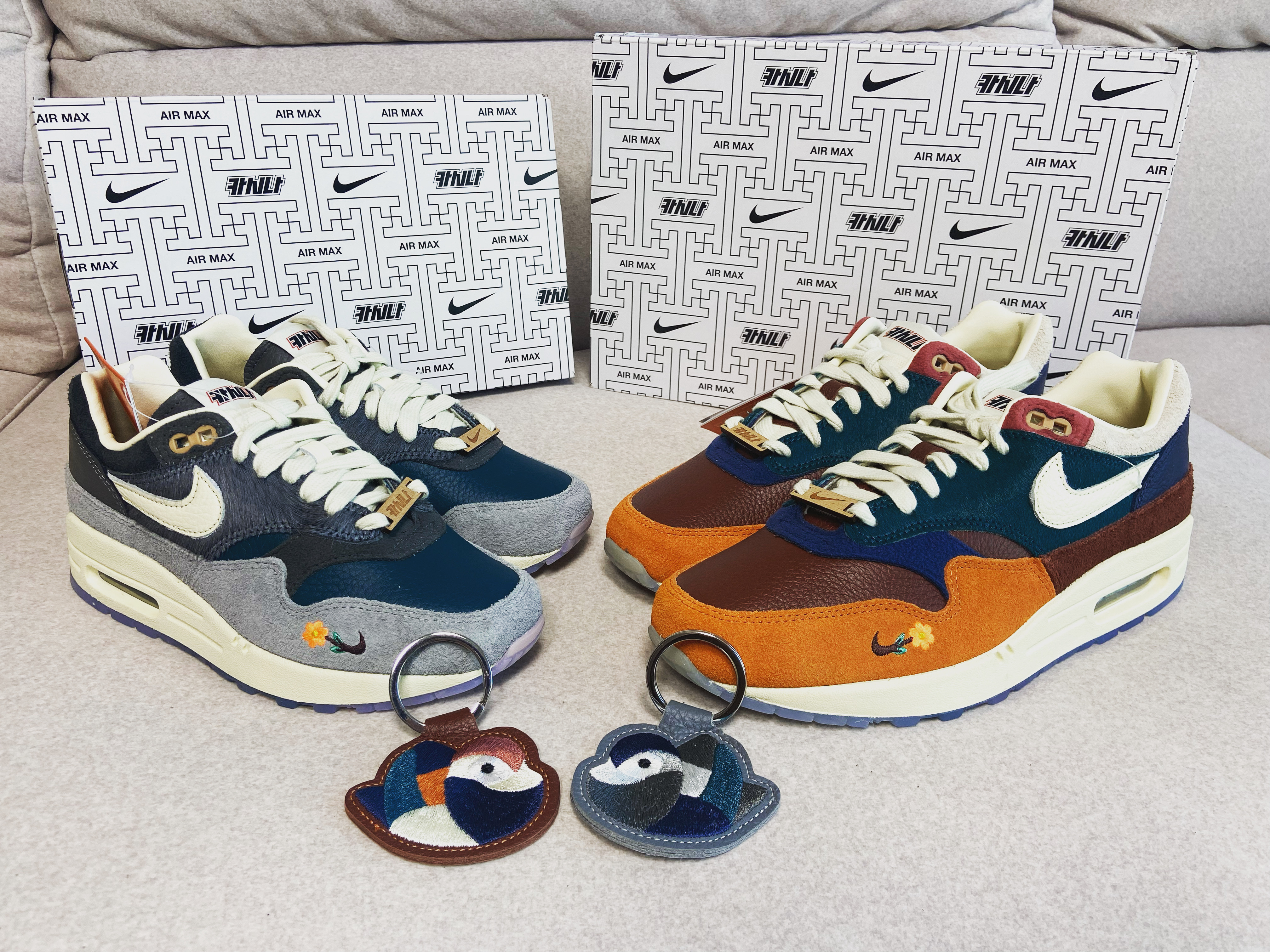 Nike x Kasina Air Max 1 SP Won-Ang Orange (With Special Gift) 착용 스타일