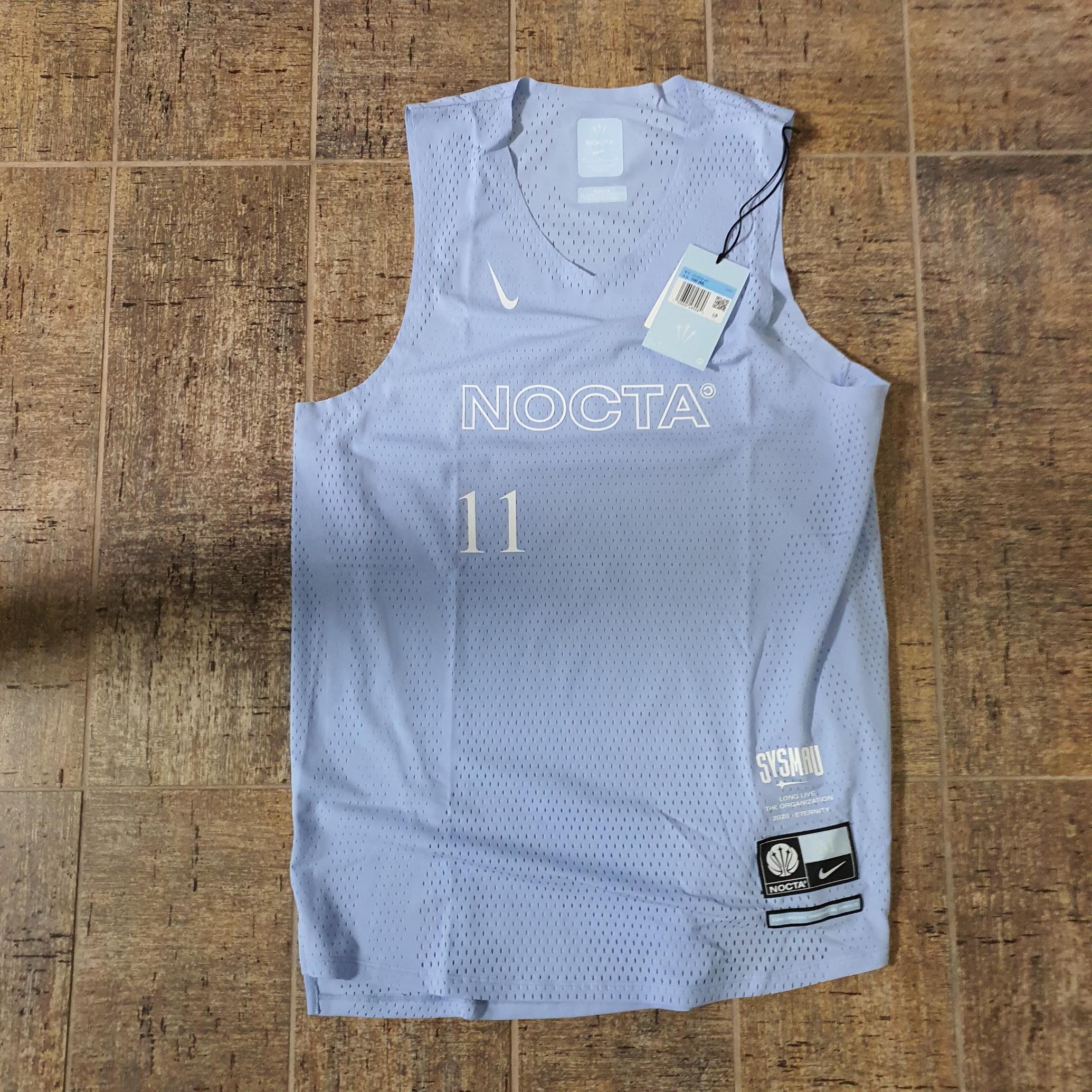 Nike x Drake Nocta Basketball Lightweight Jersey Cobalt Bliss (DV3649-481) 착용 스타일