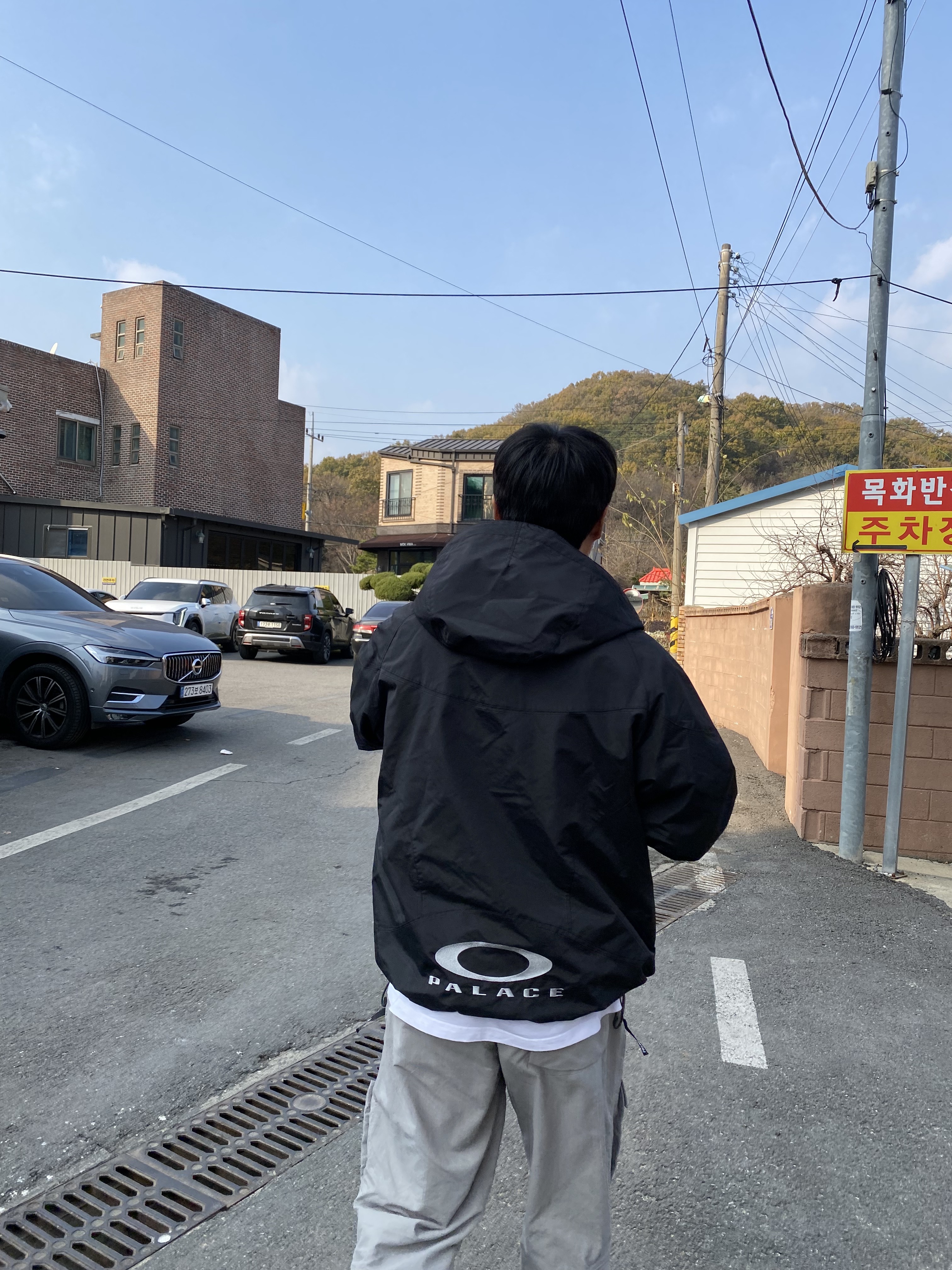 Palace x Oakley Nitrofuel Jacket Black - 23SS, Palace Cordura RS Shell Cargos Grey - 22FW 착용 스타일 - 3