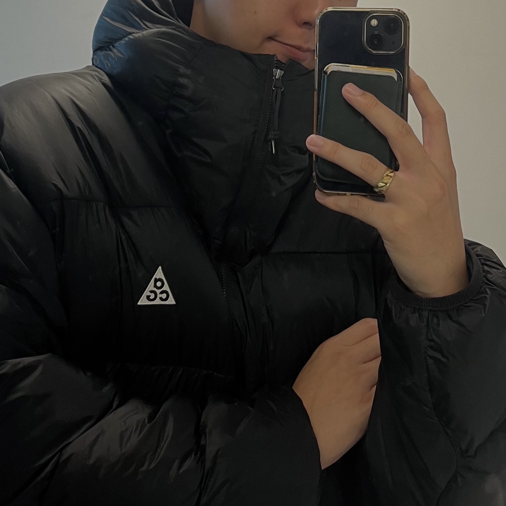 Nike ACG Therma-Fit ADV Lunar Lake Puffer Jacket Black - Asia 착용 스타일