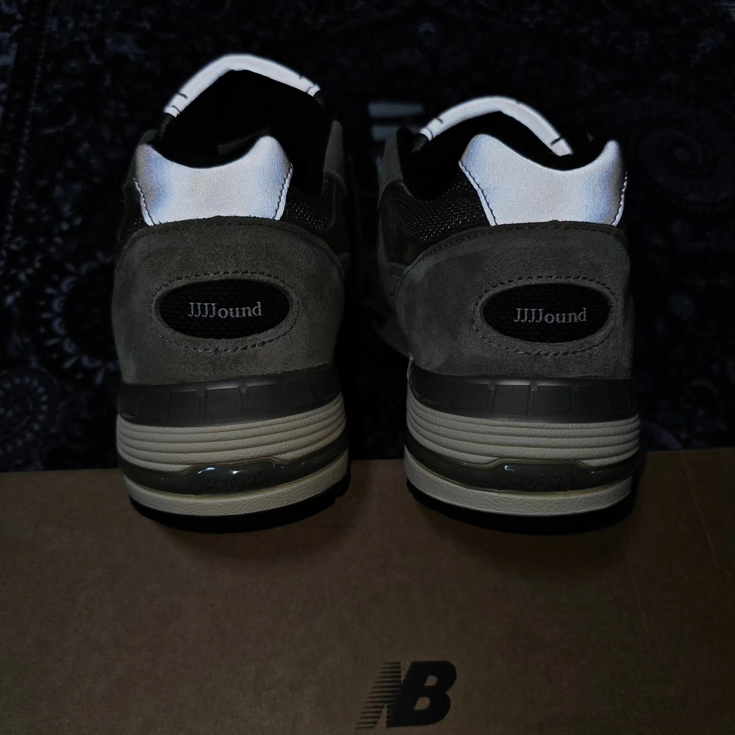 New Balance x JJJJound 991 Made in UK Grey 착용 스타일 - 4