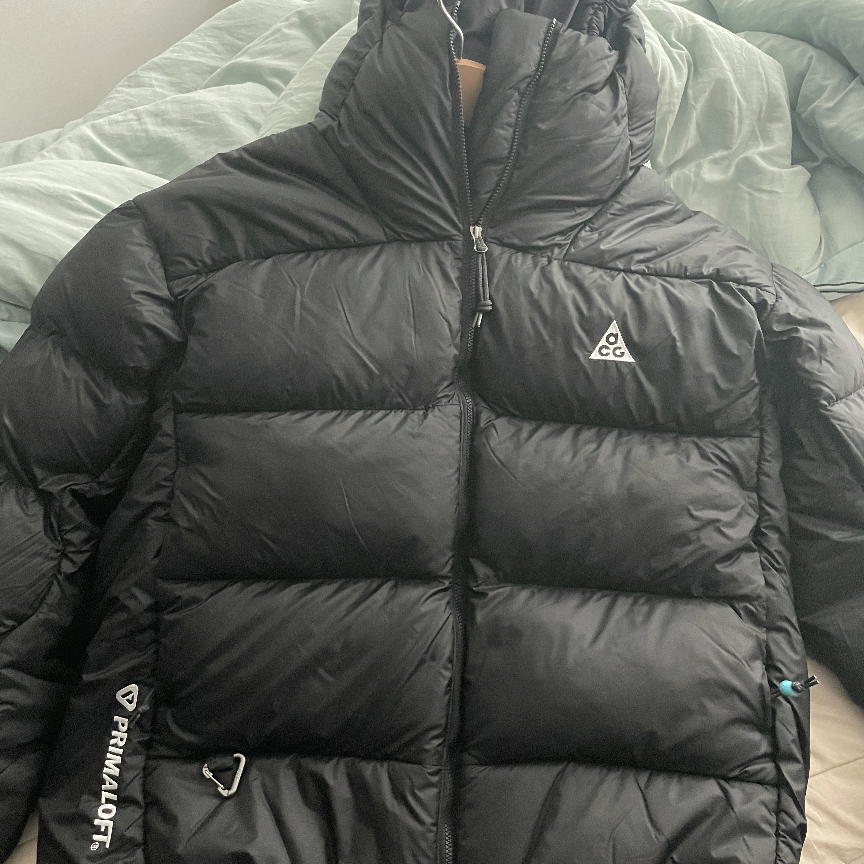 Nike ACG Therma-Fit ADV Lunar Lake Puffer Jacket Black - Asia 착용 스타일 - 1