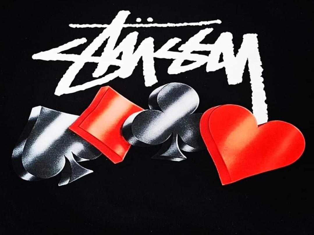 Stussy Suits T-Shirt Black 착용 스타일