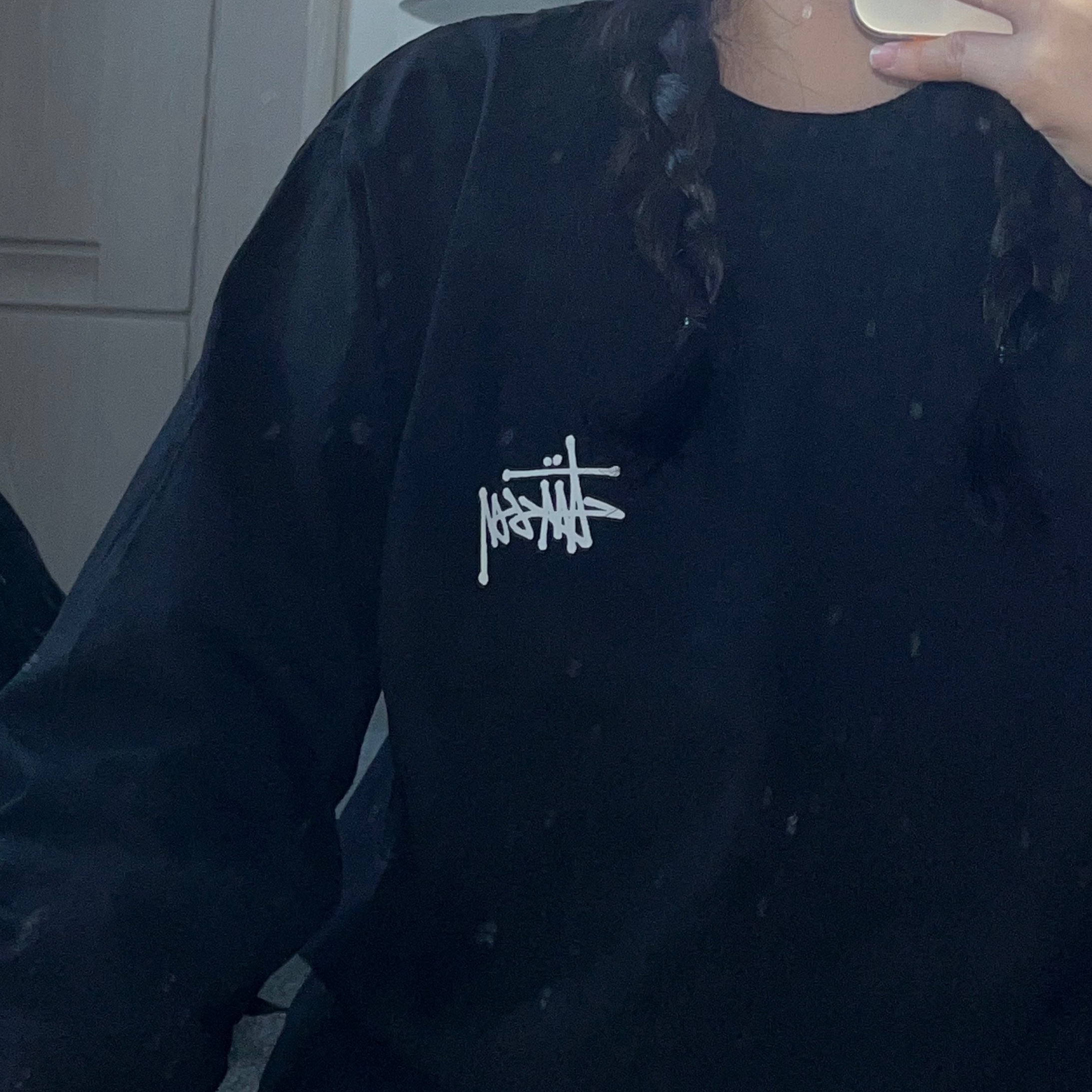 Stussy Basic Stussy LS T-Shirt Black 2023 착용 스타일 - 2