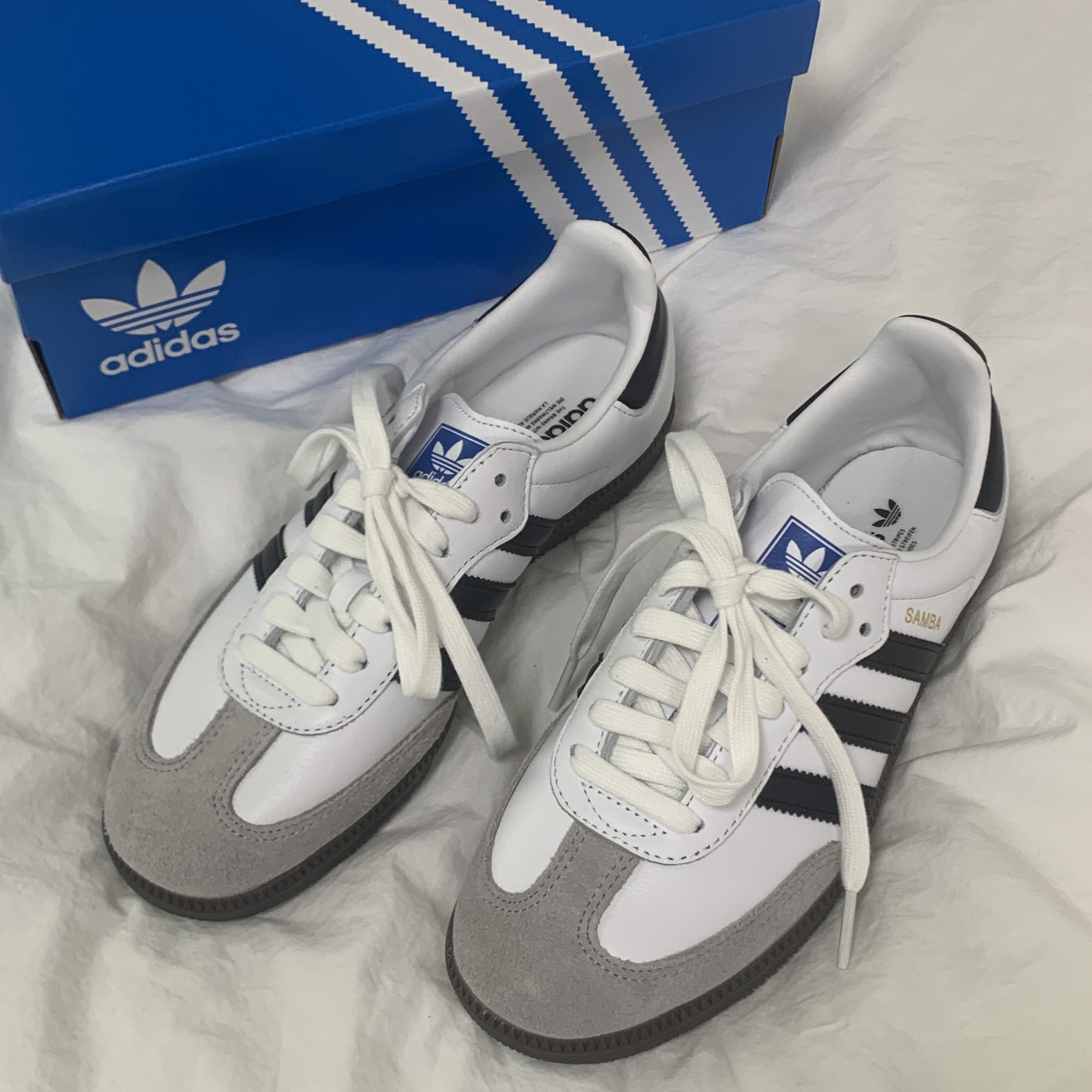 Adidas Samba OG Cloud White 착용 스타일