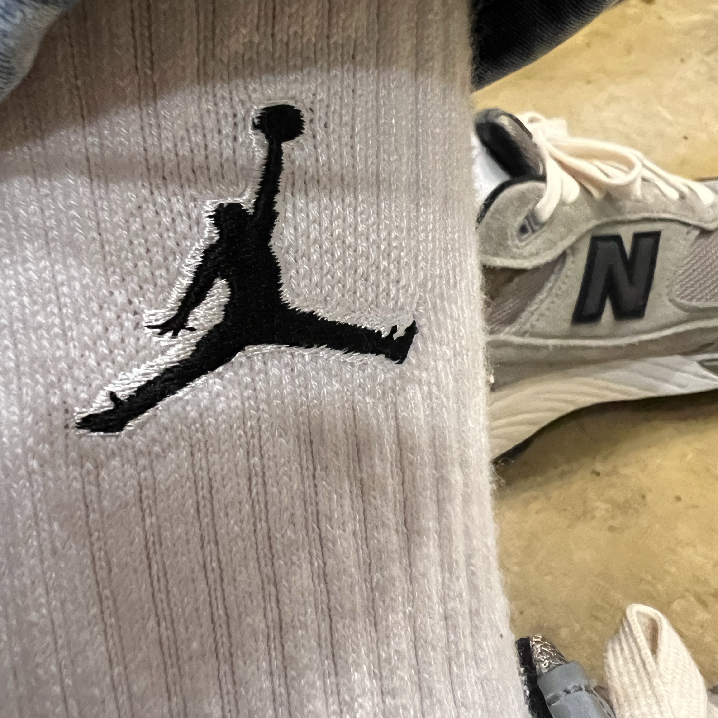 Jordan Everday Max Crew Socks White (3 Pack/Korean Ver.) 착용 스타일