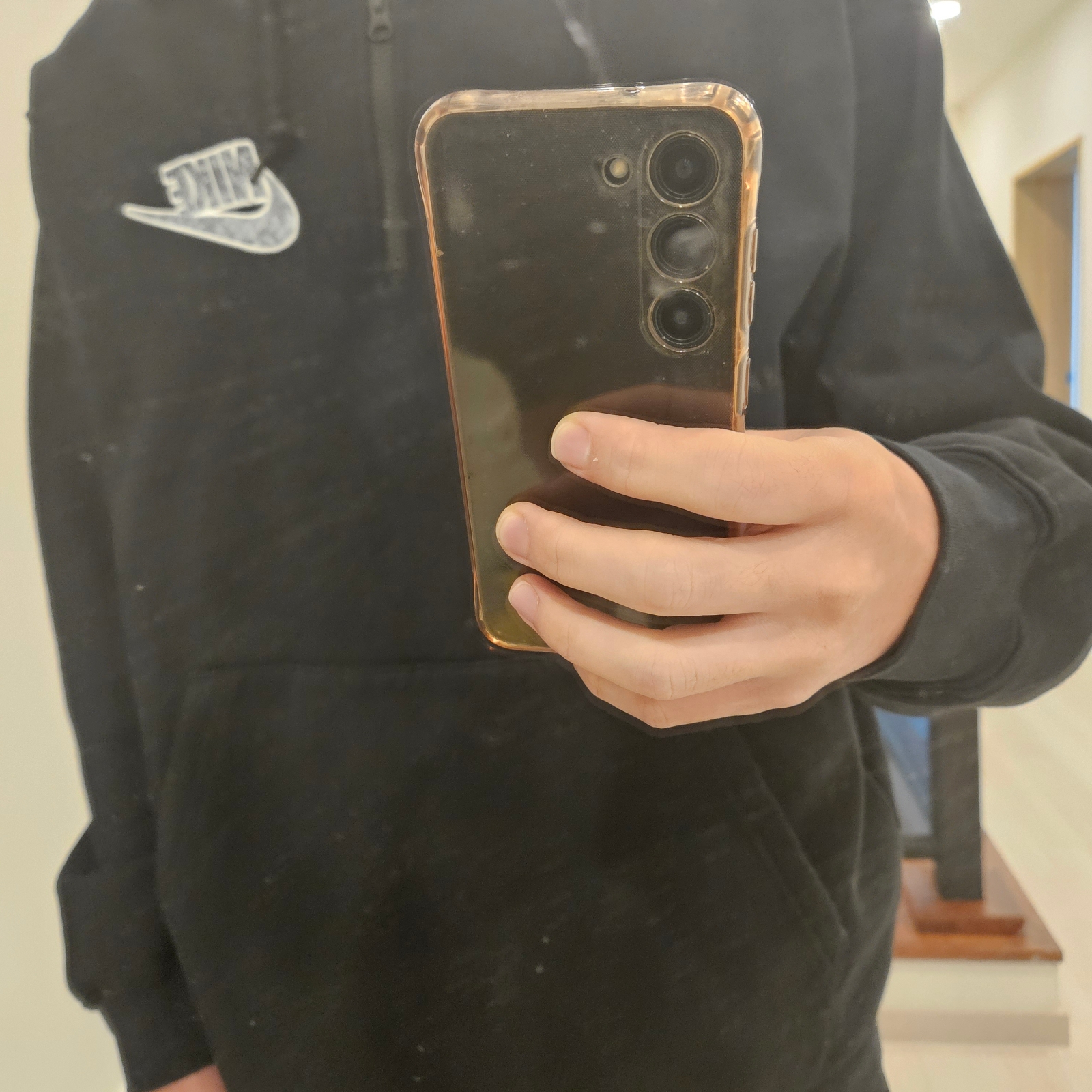 Supreme x Nike Half Zip Hooded Sweatshirt Black - 21SS 착용 스타일