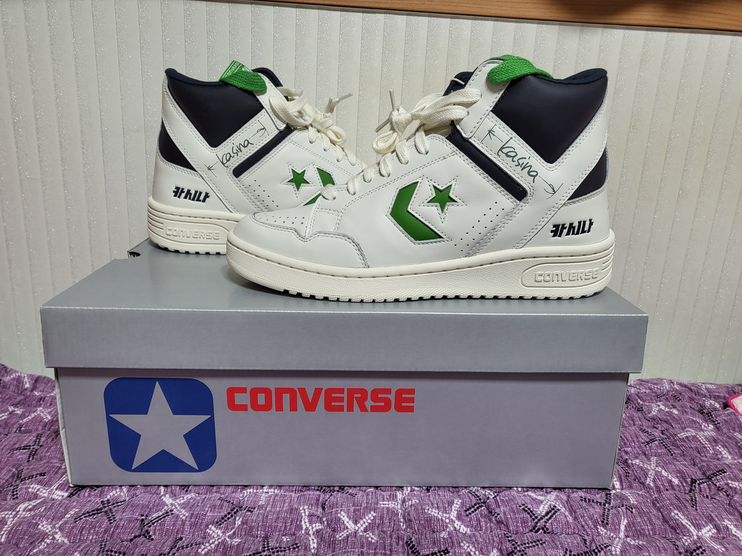 Converse x Kasina Weapon Vintage White 착용 스타일