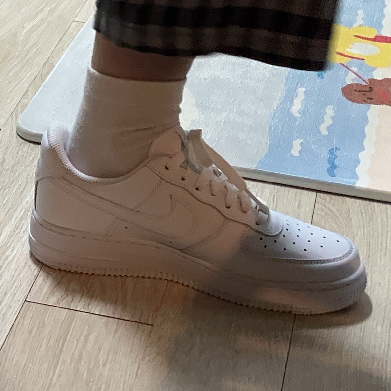 (W) Nike Air Force 1 '07 Low White 착용 스타일