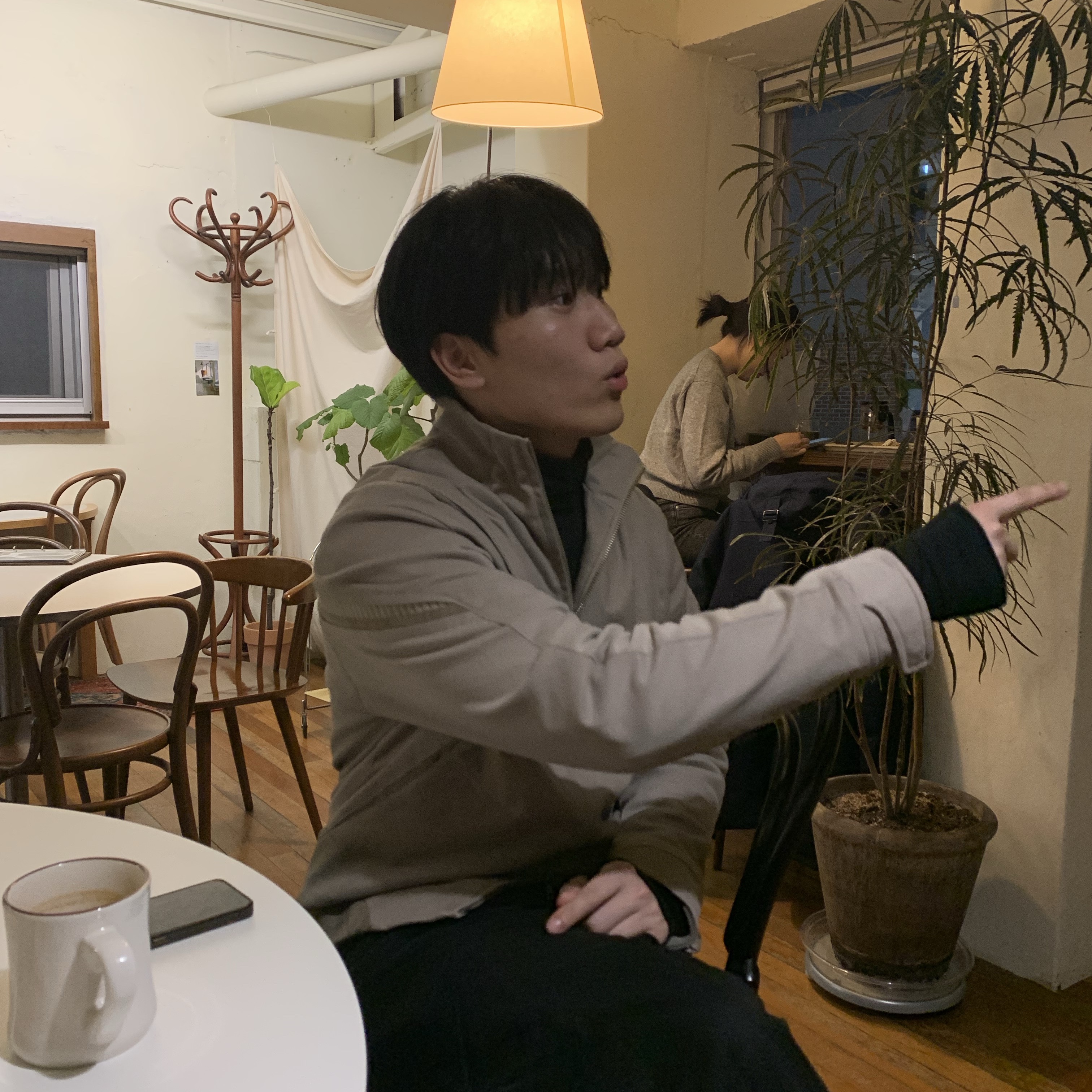 Xlim Ep.3 01 Jacket Beige, Xlim Ep.3 01 Jacket Black 착용 스타일 - 2