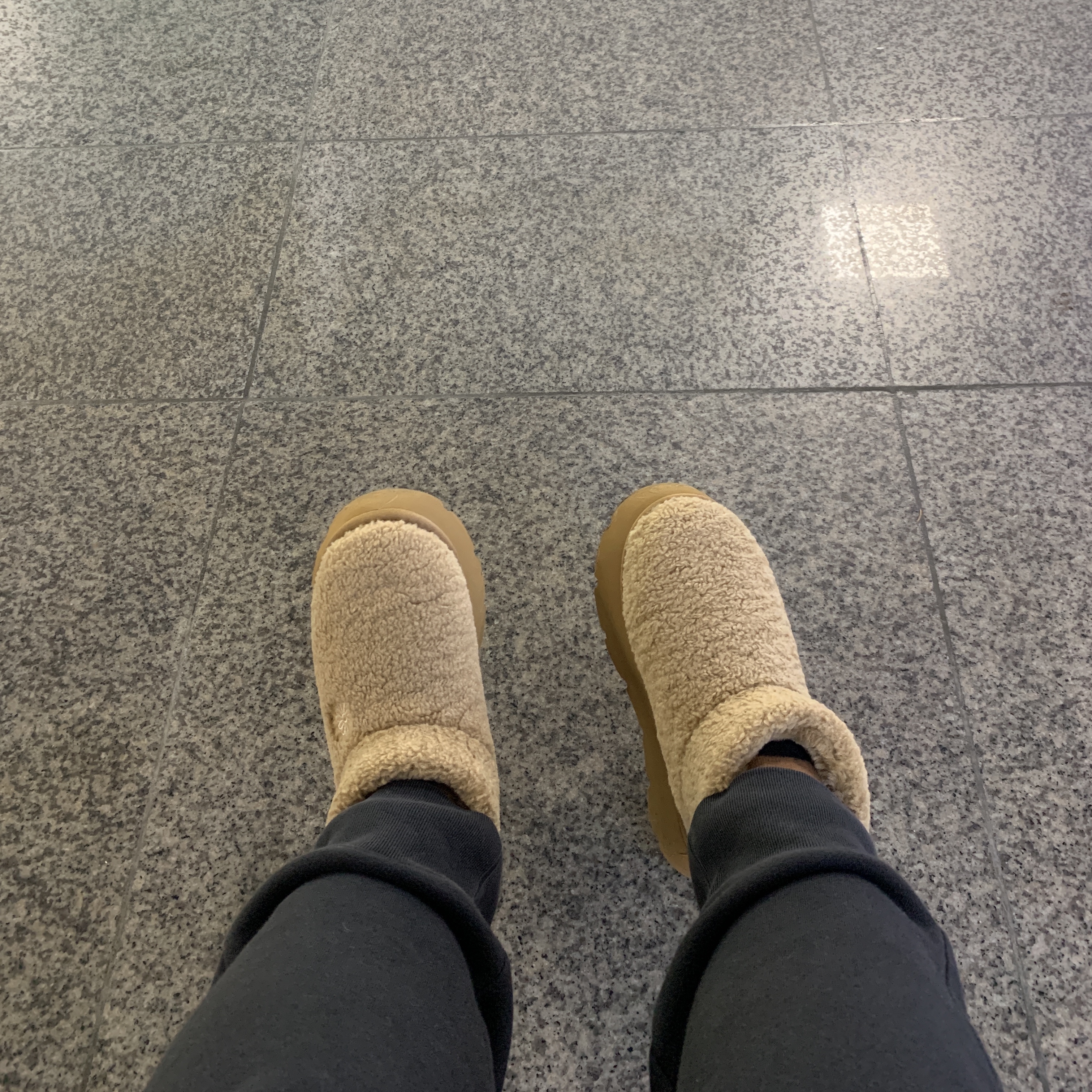 Mardi Mercredi Les Pompes Women Boucle Ugg Boots Chestnut 착용 스타일