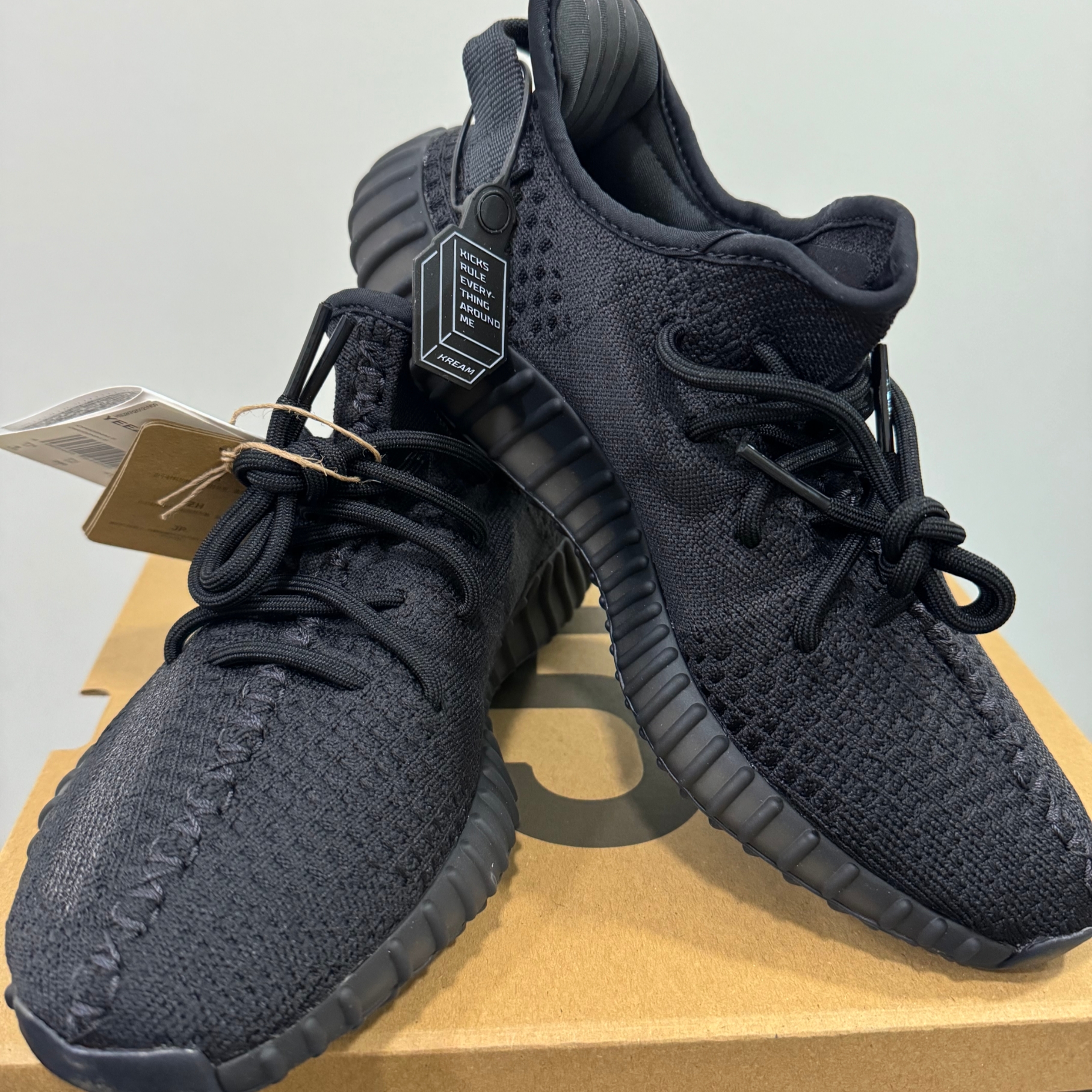 Adidas Yeezy Boost 350 V2 Onyx 착용 스타일 - 2