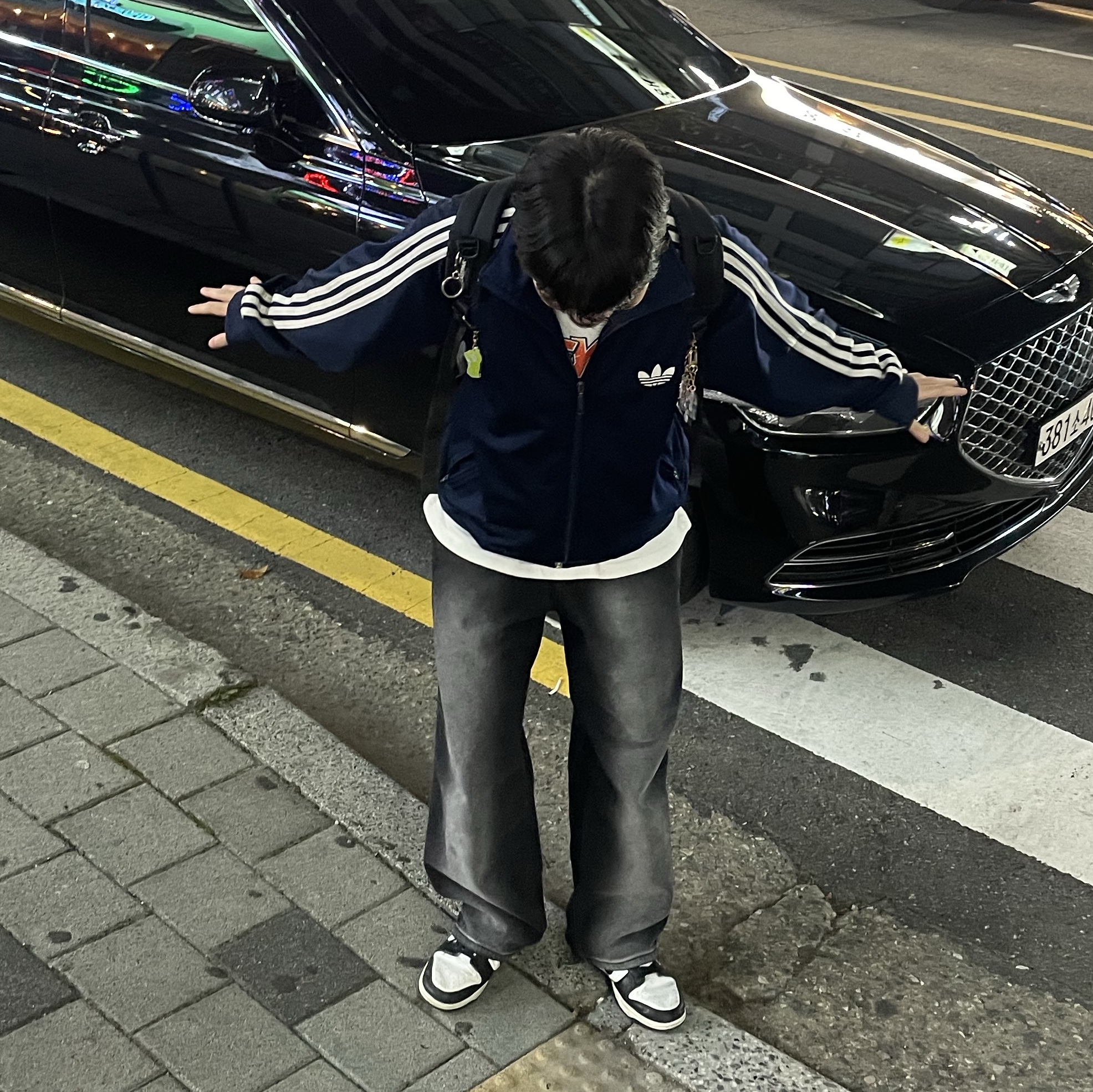 Nike Dunk Low Retro Black 착용 스타일