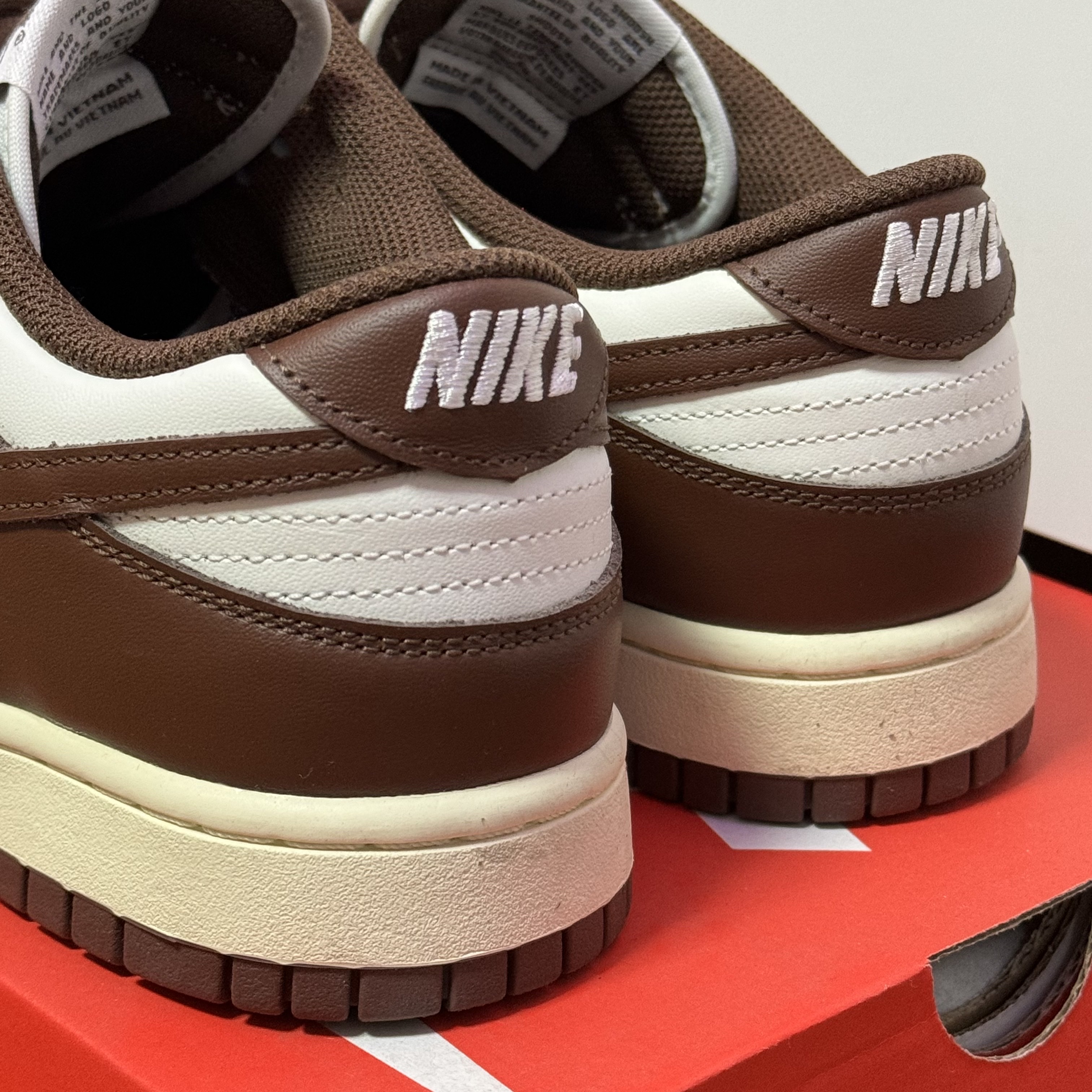 (W) Nike Dunk Low Sail Cacao Wow 착용 스타일 - 2