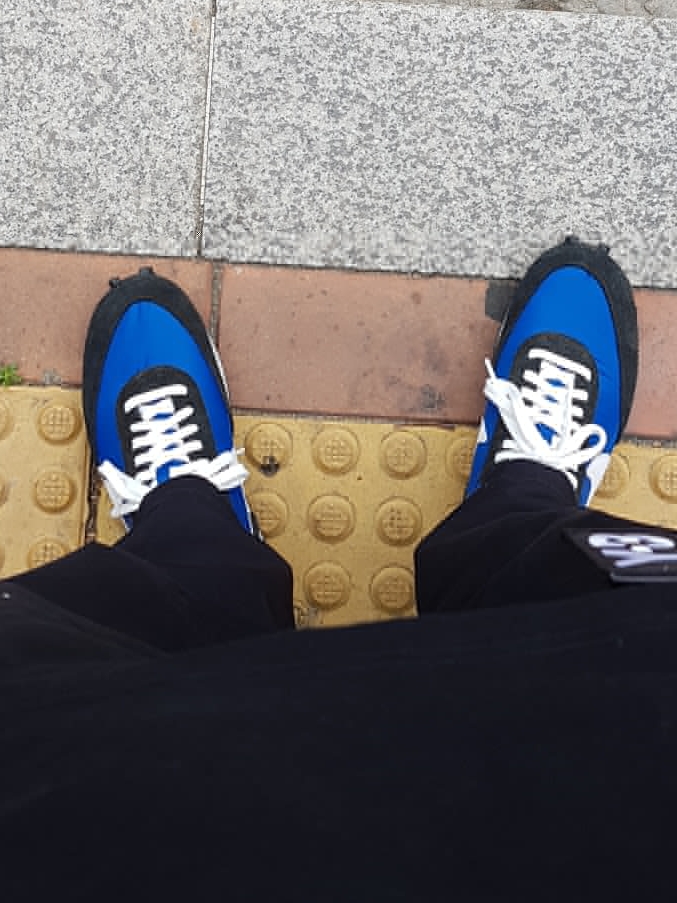 Nike x Undercover Daybreak Blue Jay 착용 스타일