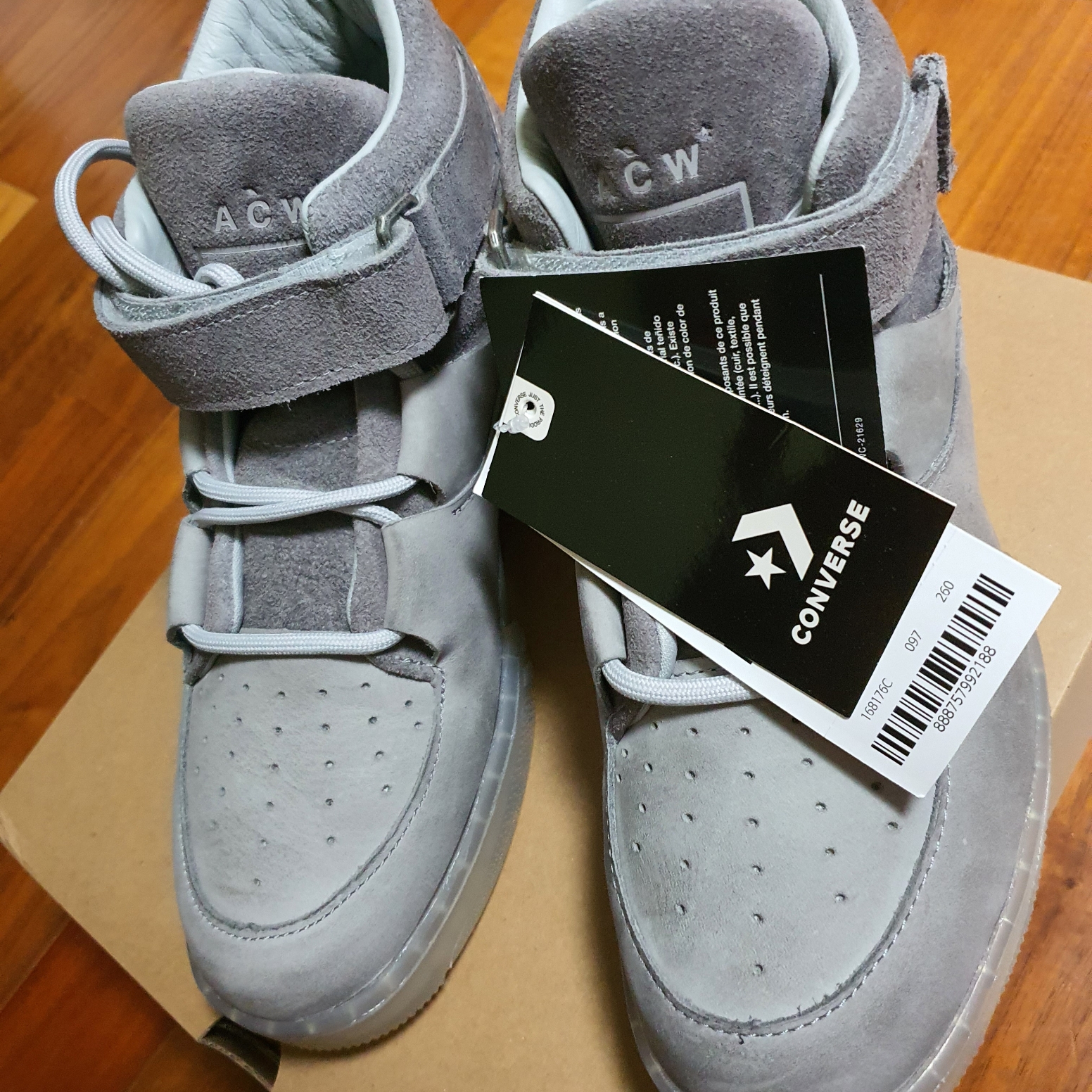 Converse x A-Cold-Wall ERX 260 Mid Grey Violet 착용 스타일