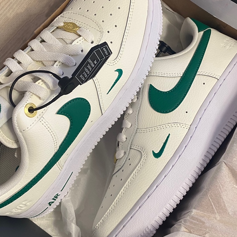 Nike Air Force 1 '07 LV8 40th Anniversary Join Forces Sail Malachite 착용 스타일