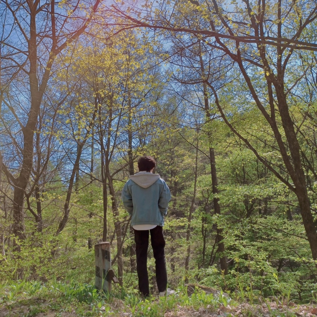 Thisisneverthat Denim Trucker Jacket Washed Blue 착용 스타일