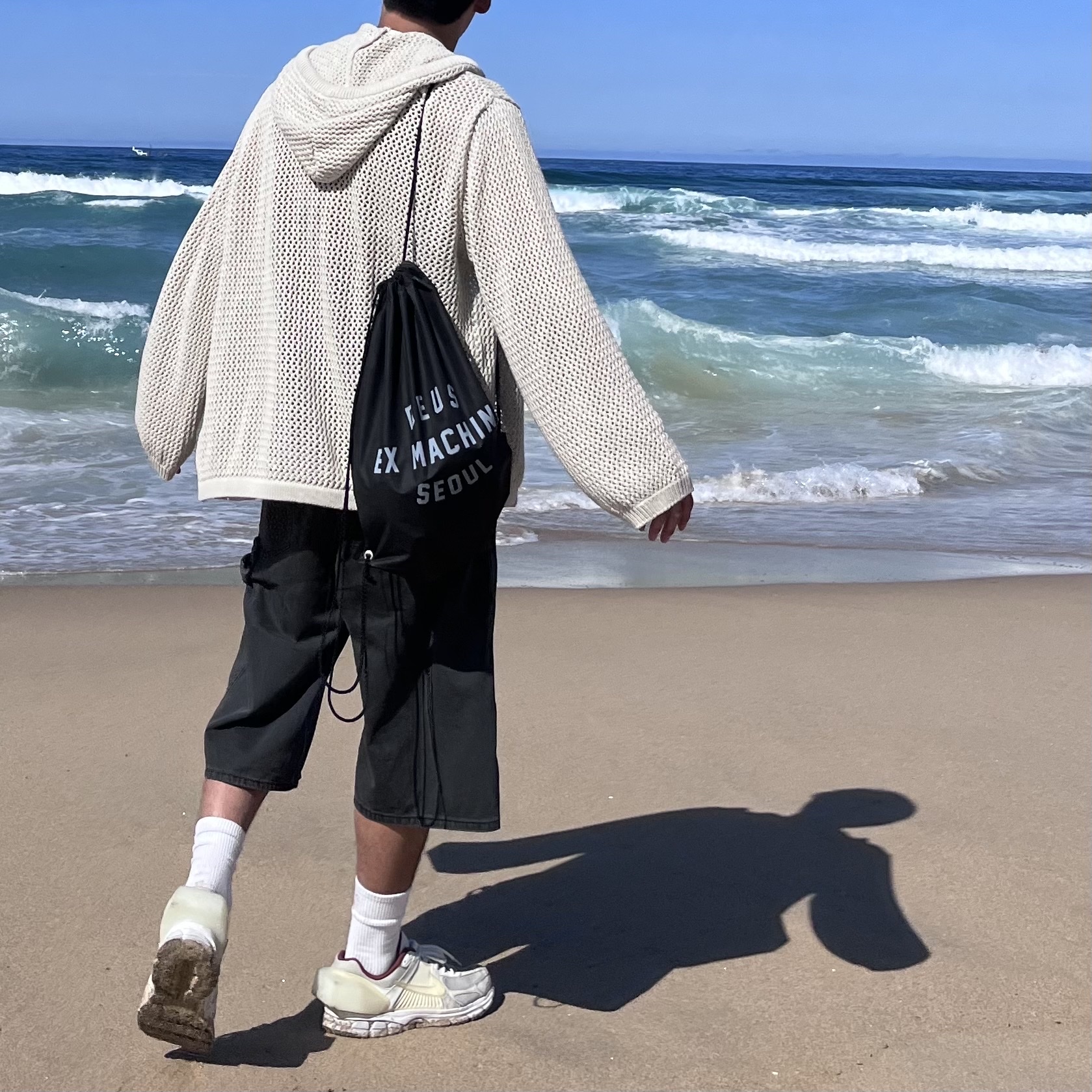 Nike x A-Cold-Wall Zoom Vomero 5 Sail 착용 스타일 - 4