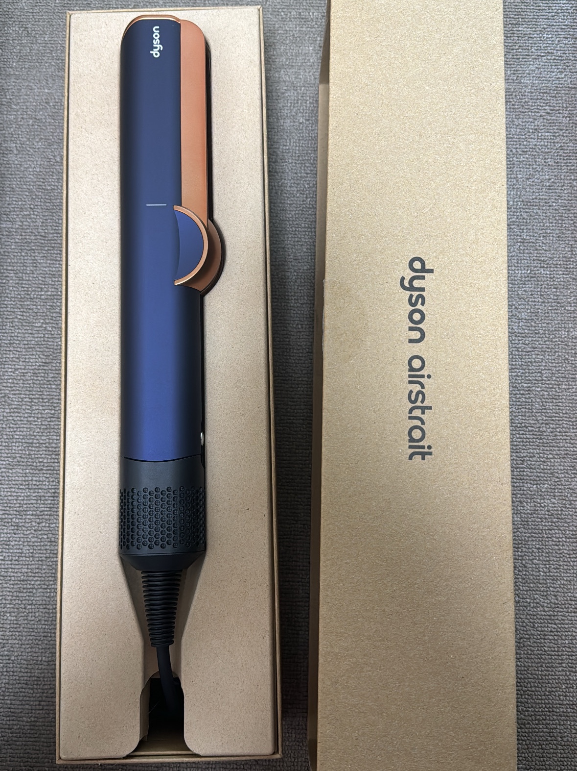 Dyson Airstraight Straightener Blue Copper (Korean Ver.) 착용 스타일