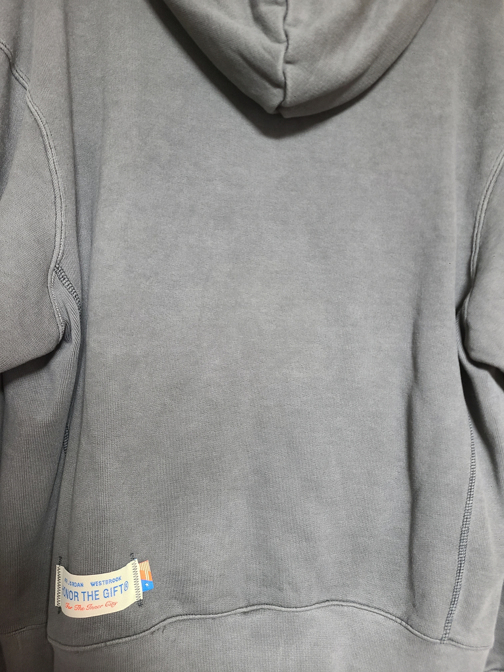Jordan x Russell Westbrook Honor the Gift Pullover Hoodie - US/EU, Jordan x Russell Westbrook Honor the Gift Pullover Hoodie - Asia 착용 스타일 - 4
