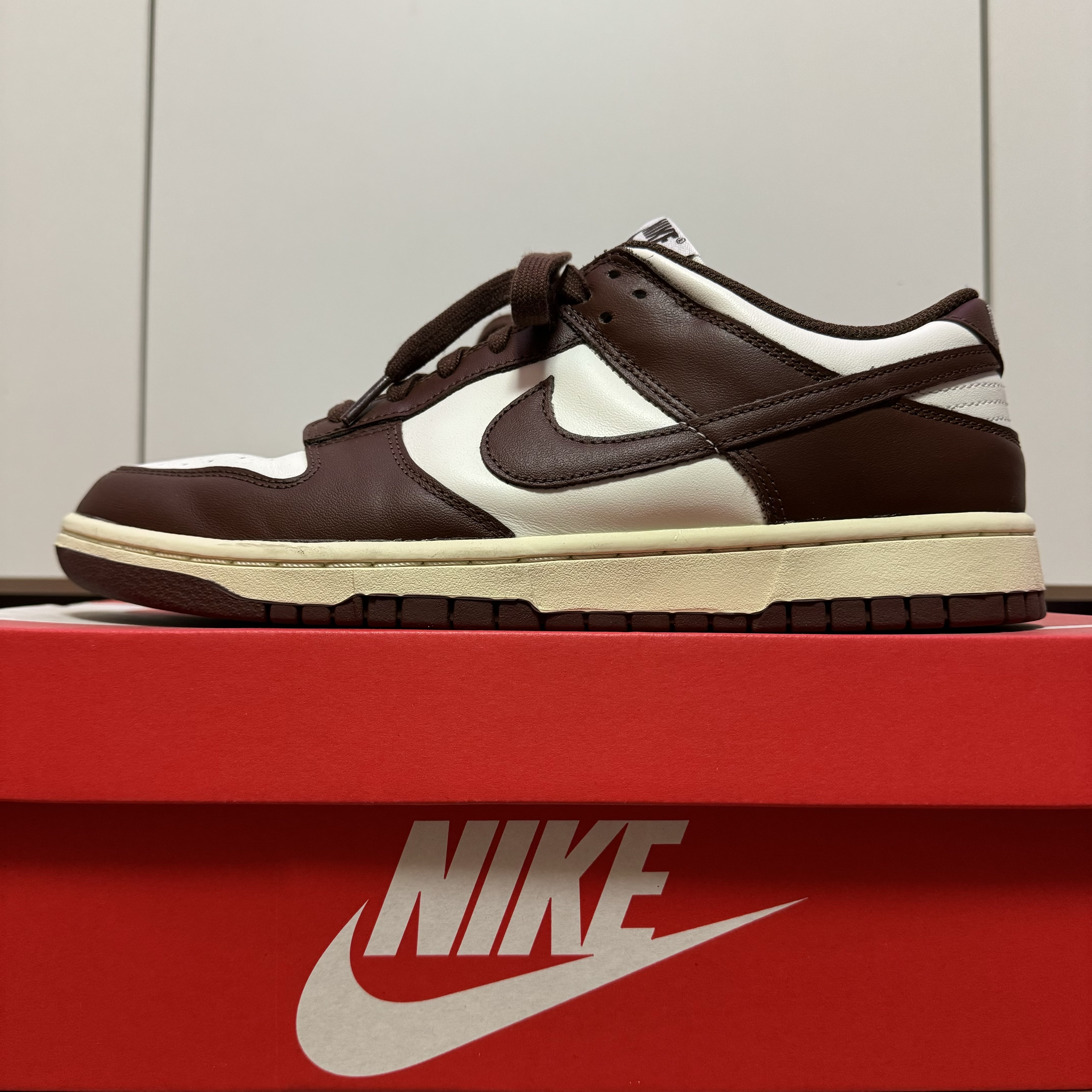 (W) Nike Dunk Low Sail Cacao Wow 착용 스타일 - 1