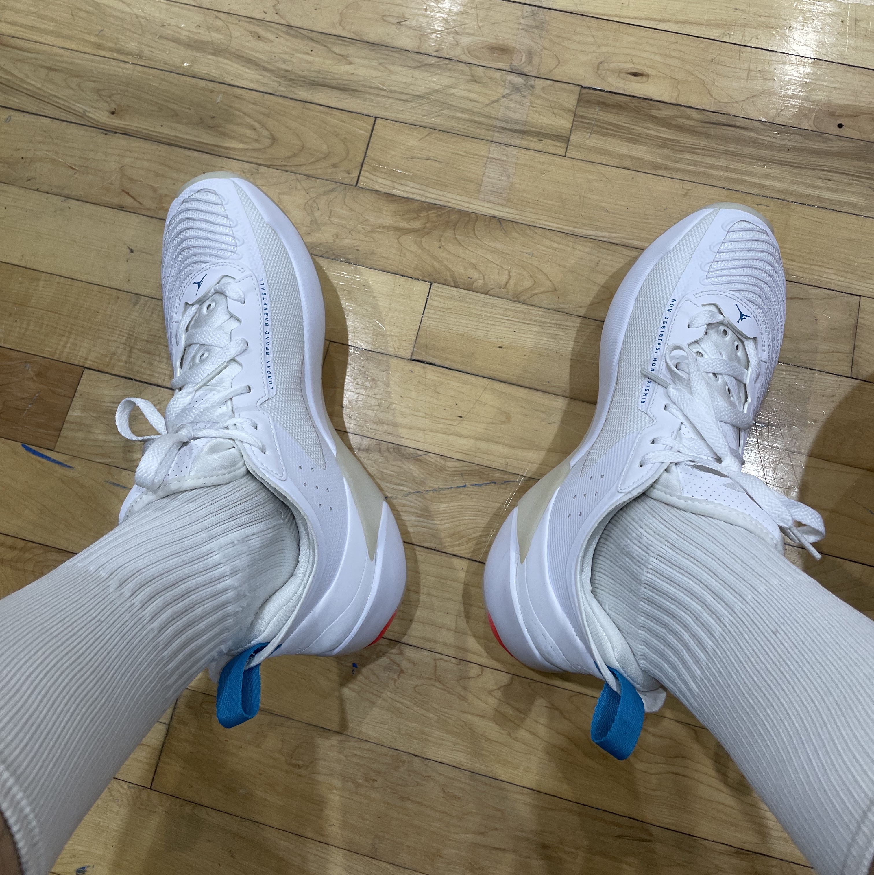 Jordan Luka 1 PF Neo Turquoise 착용 스타일
