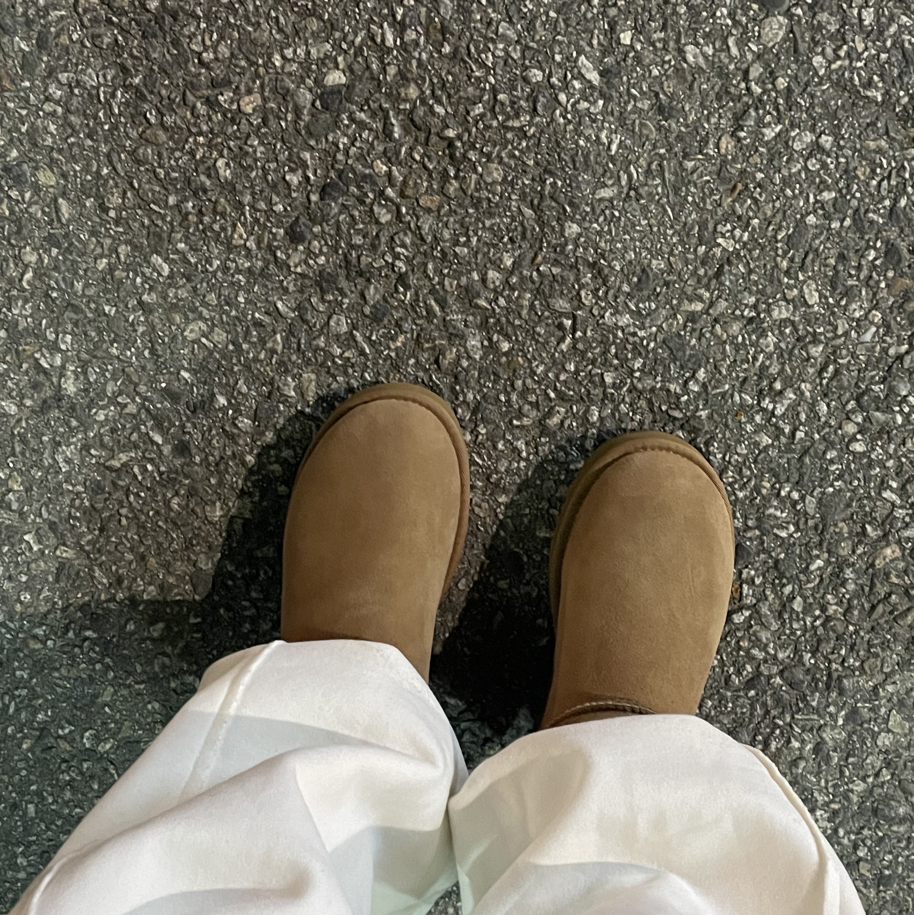 (W) UGG Classic Mini II Boots Chestnut 착용 스타일