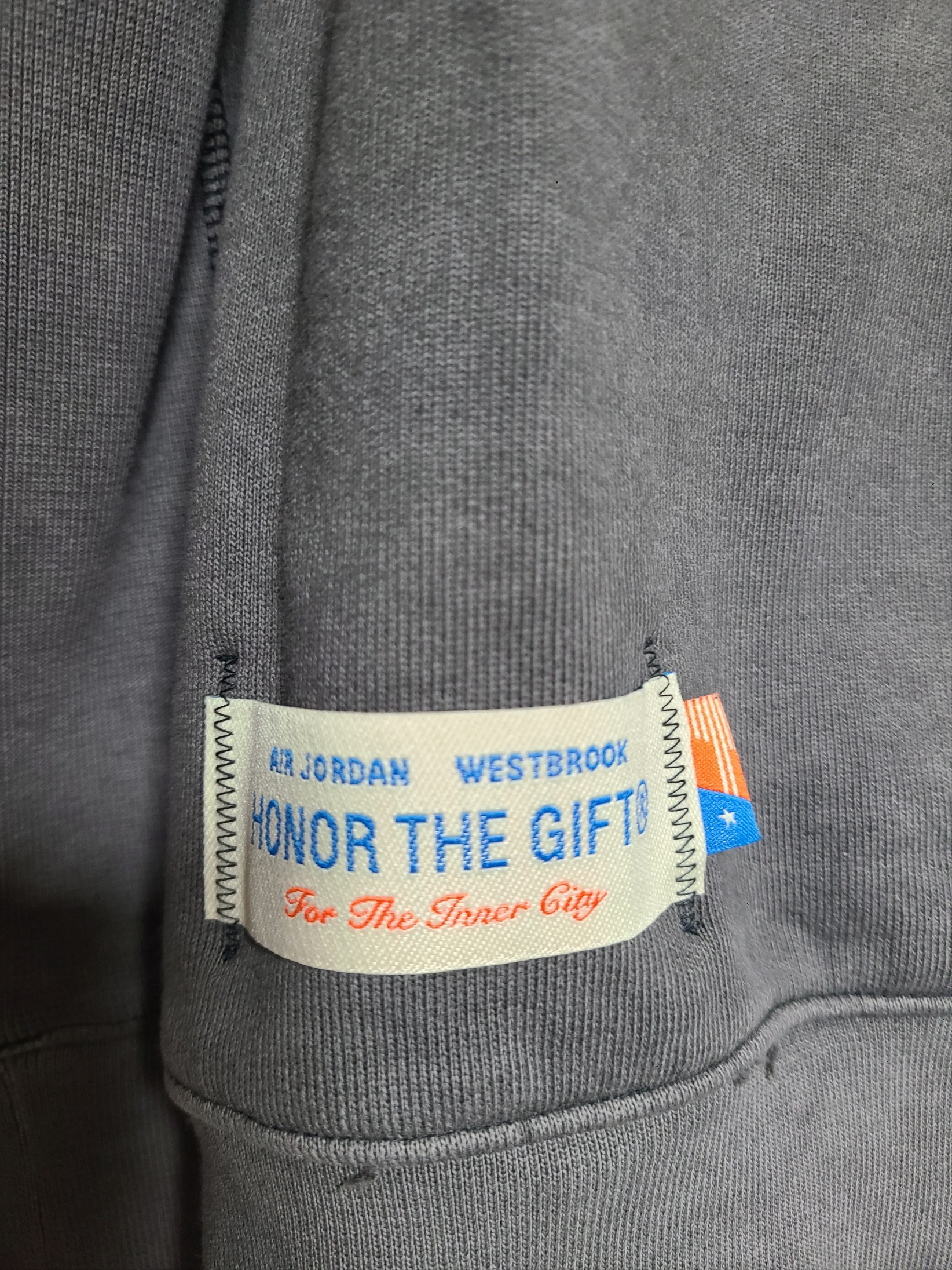 Jordan x Russell Westbrook Honor the Gift Pullover Hoodie - US/EU, Jordan x Russell Westbrook Honor the Gift Pullover Hoodie - Asia 착용 스타일 - 3