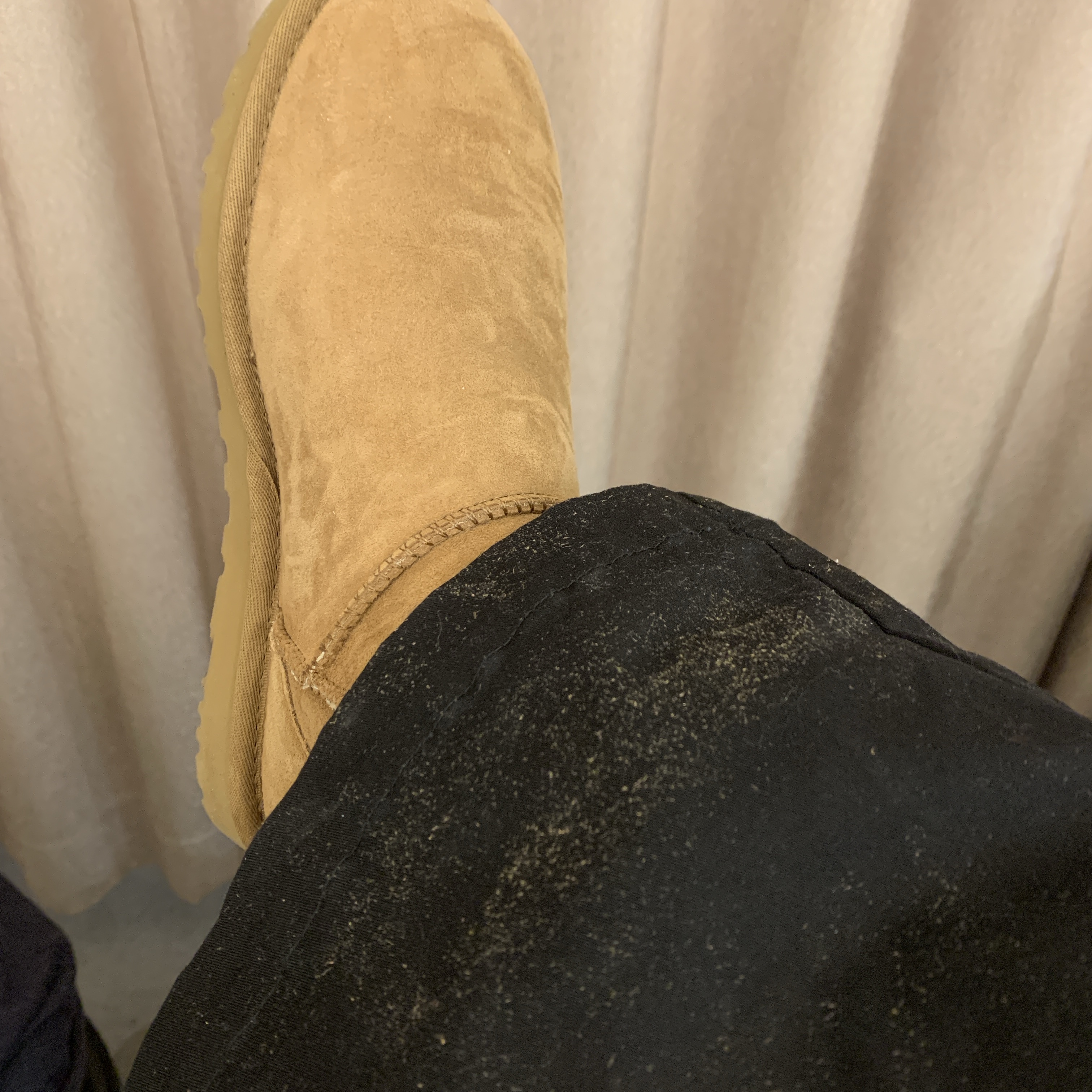 (W) UGG Classic Ultra Mini Boots Chestnut 착용 스타일