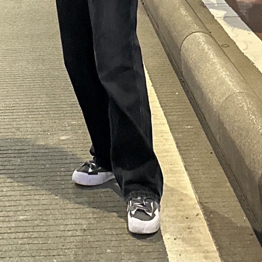 Nike x Sacai Blazer Low Iron Grey 착용 스타일 - 3