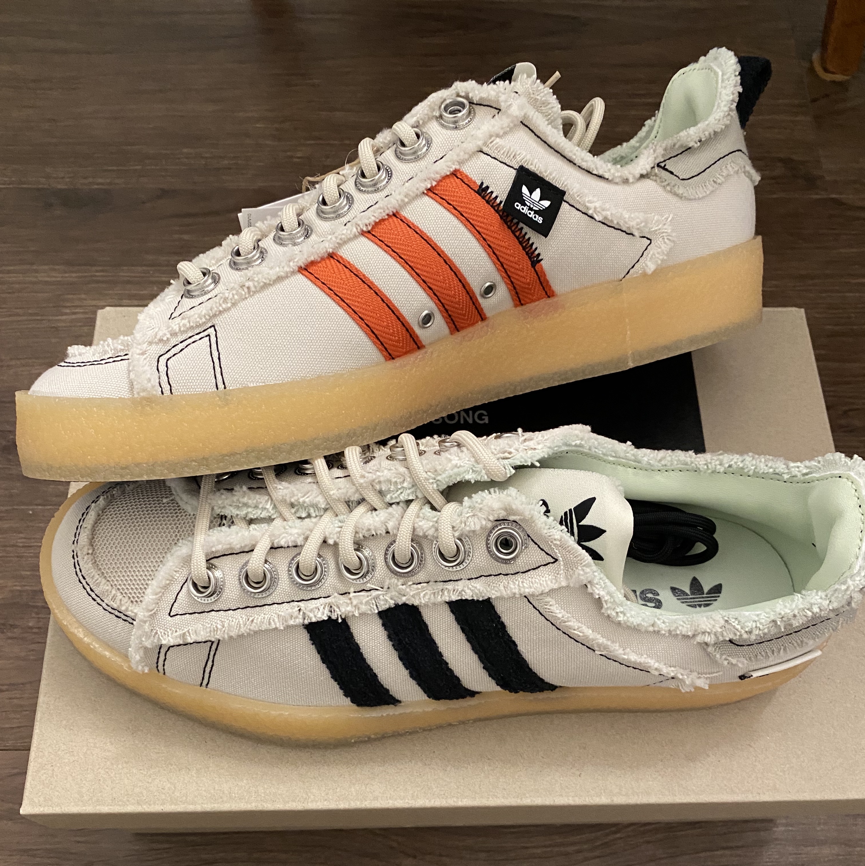 Adidas x Song for the Mute Campus 80s Bliss Core Black 착용 스타일