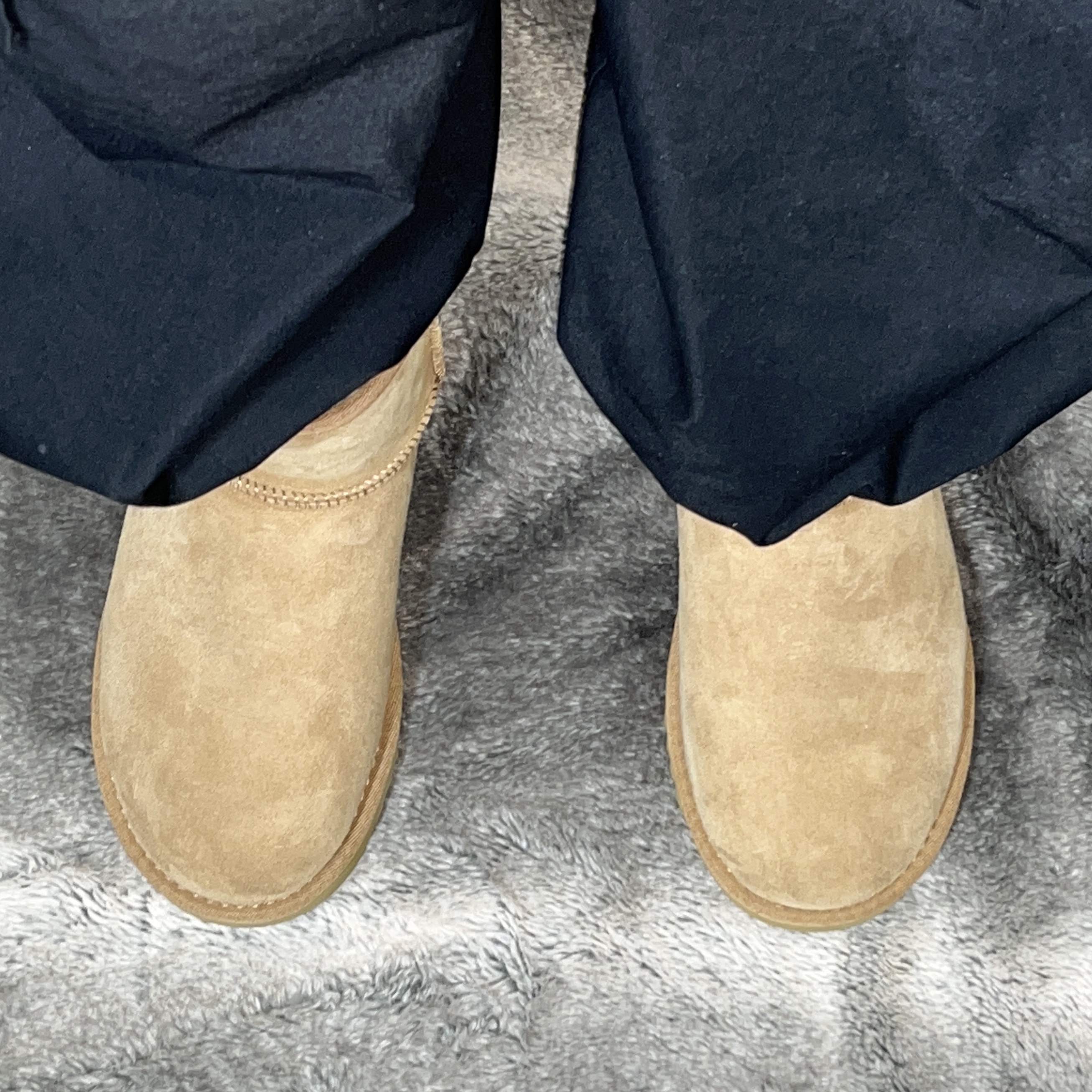 (W) UGG Classic Mini II Boots Chestnut 착용 스타일 - 2