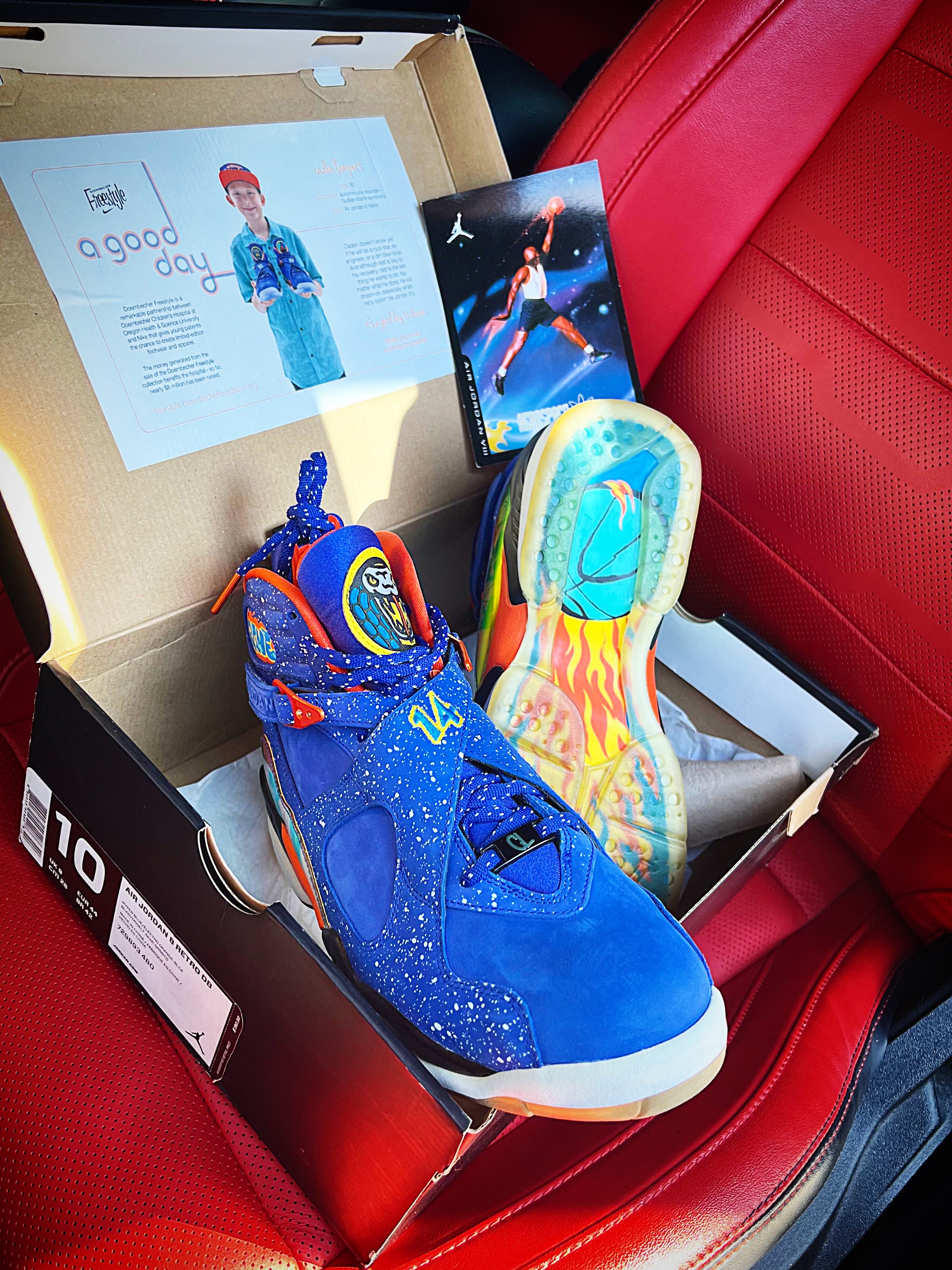 Jordan 8 Retro Doernbecher, Supreme Chucky Doll - 20FW 착용 스타일 - 4