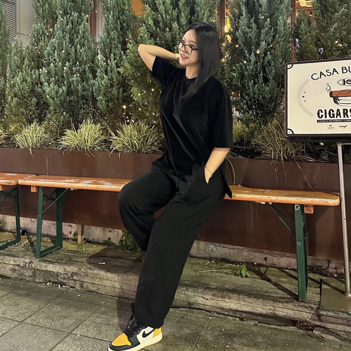 (GS) Jordan 1 Retro High OG Taxi 착용 스타일