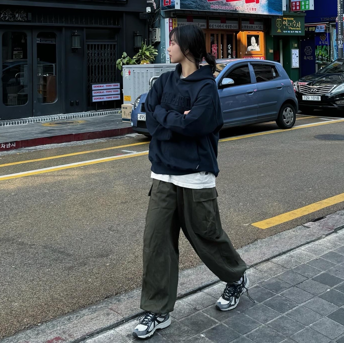 Asics Gel-Venture 6 SPS Glacier Grey 착용 스타일 - 3