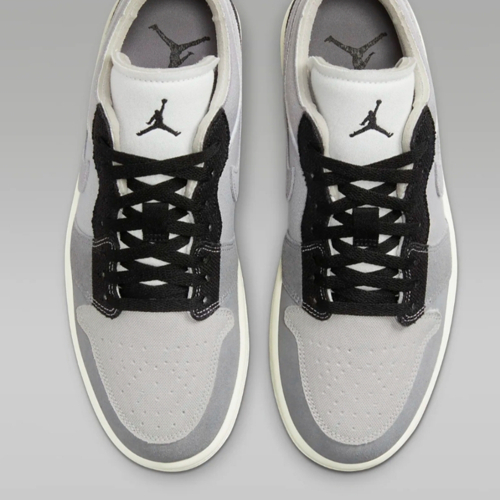 Jordan 1 Low SE Craft Tech Grey Cement Grey 착용 스타일 - 1