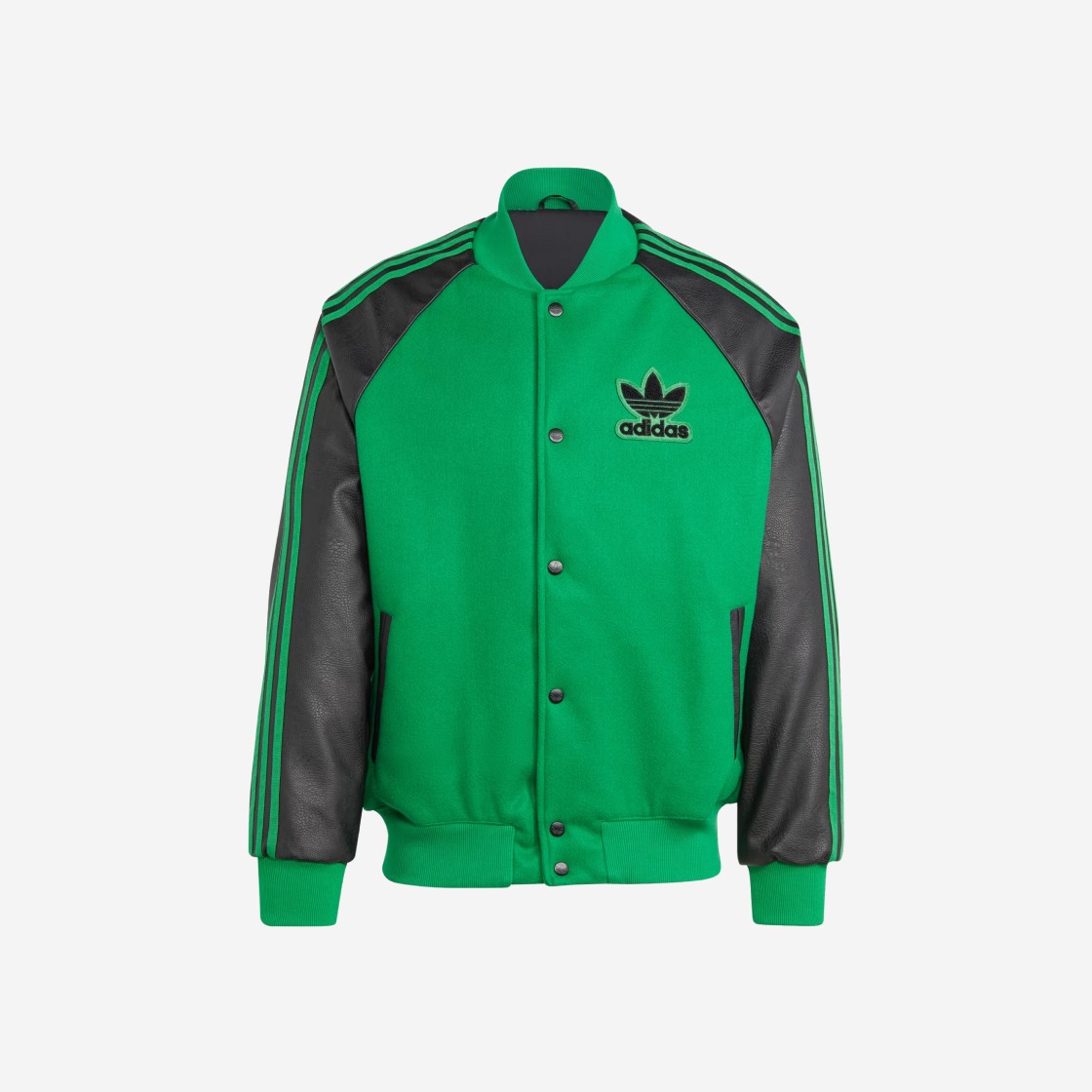 Adidas SST Bomber Jacket Green Black - KR Sizing 상세 이미지 1