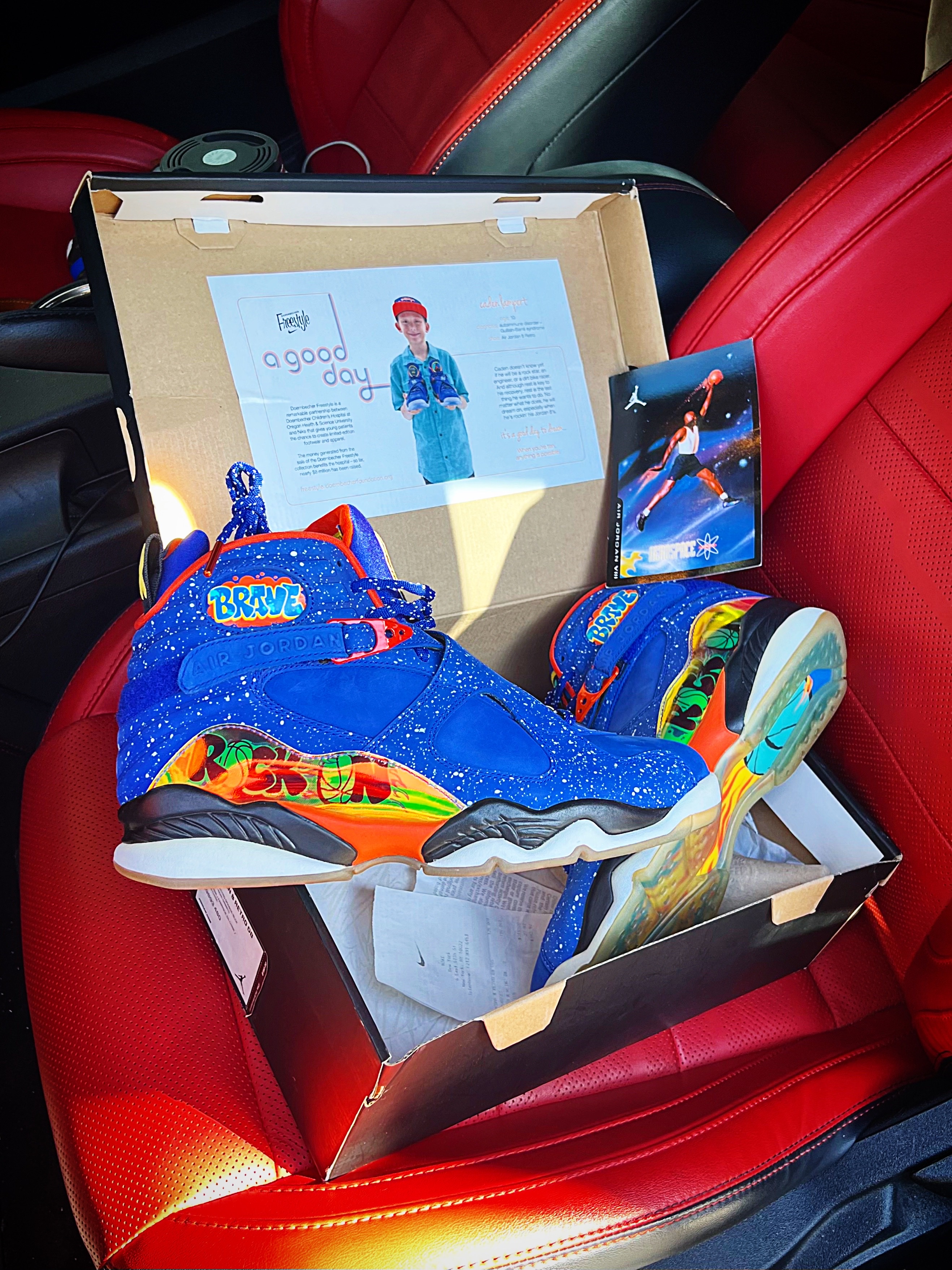 Jordan 8 Retro Doernbecher, Supreme Chucky Doll - 20FW 착용 스타일 - 5