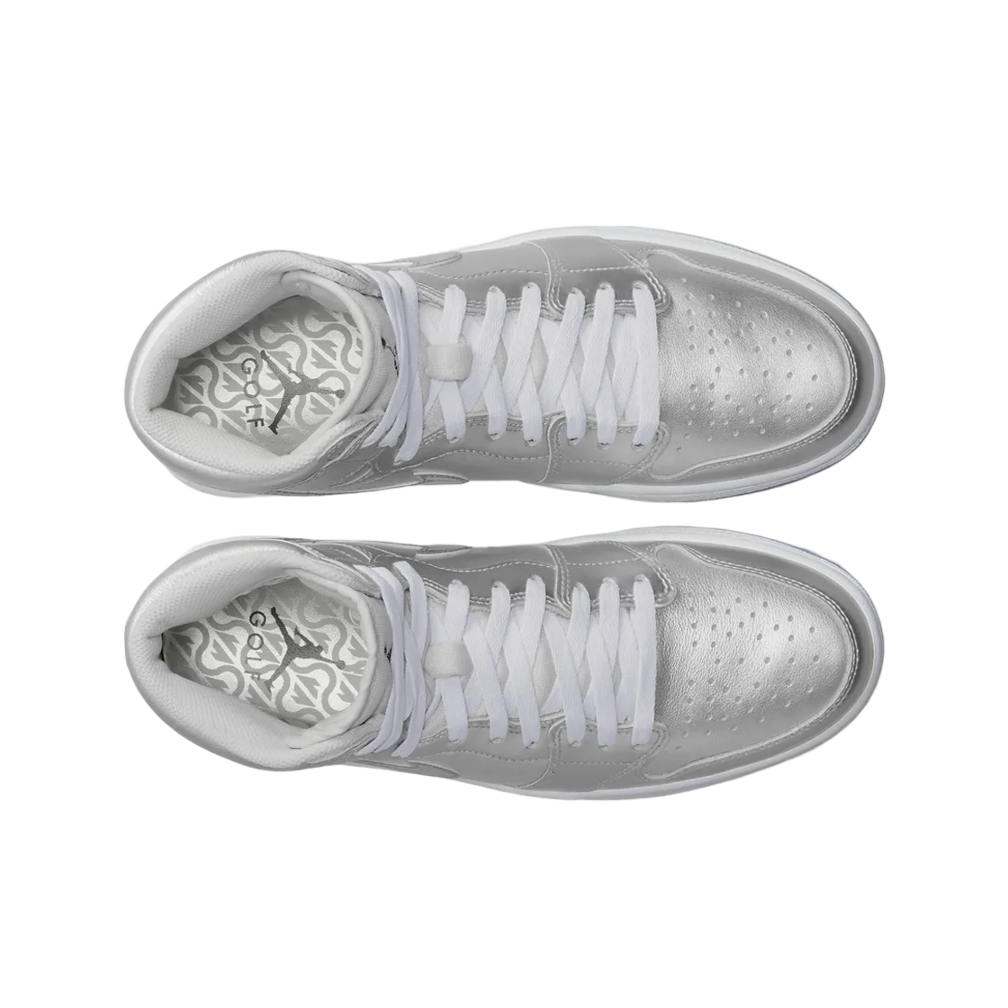 조던 1 하이 골프 NRG 메탈릭 실버 포톤 더스트(Jordan 1 High Golf NRG Metallic Silver Photon Dust) - 2