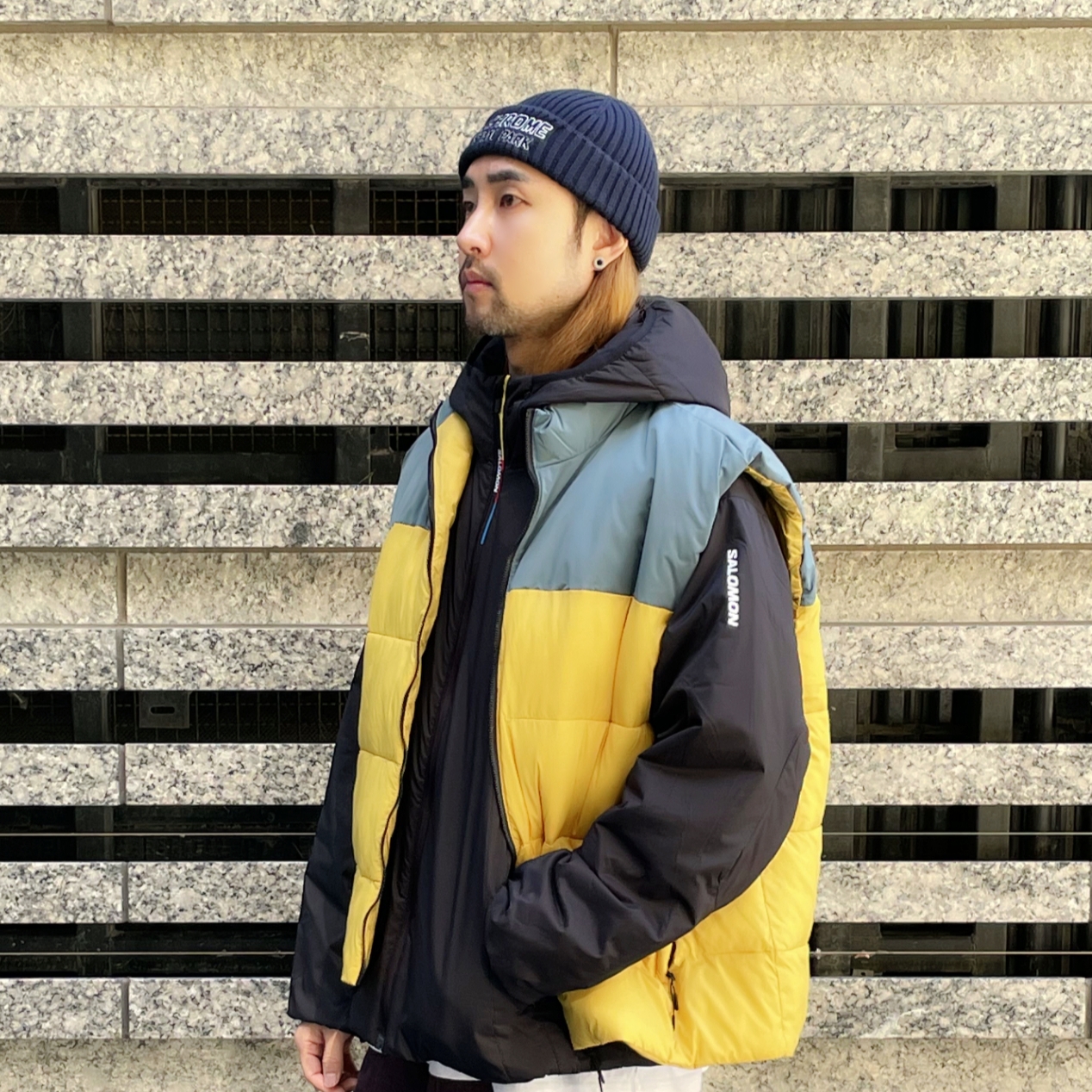 Salomon Modisay Jacket Black 착용 스타일 - 5