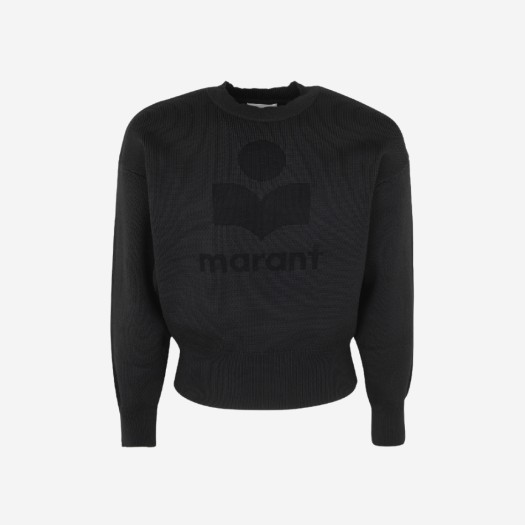 (W) 이자벨 마랑 에일리 로고 스웨터 블랙 - 23FW