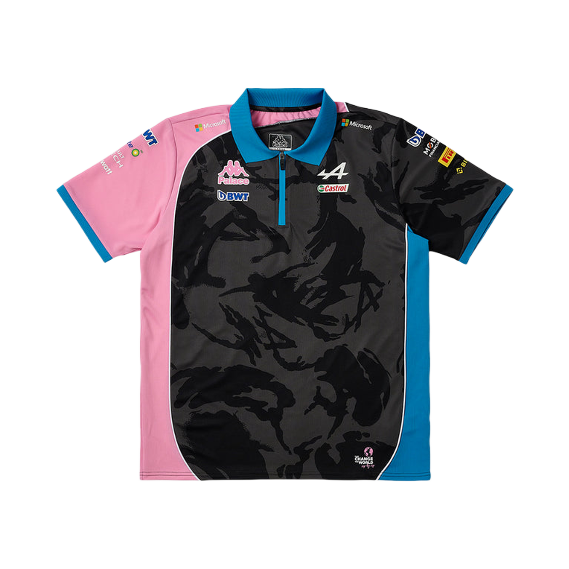 Palace x Kappa For Alpine Tech Polo Night Desert Camo - 23FW 상세 이미지 1